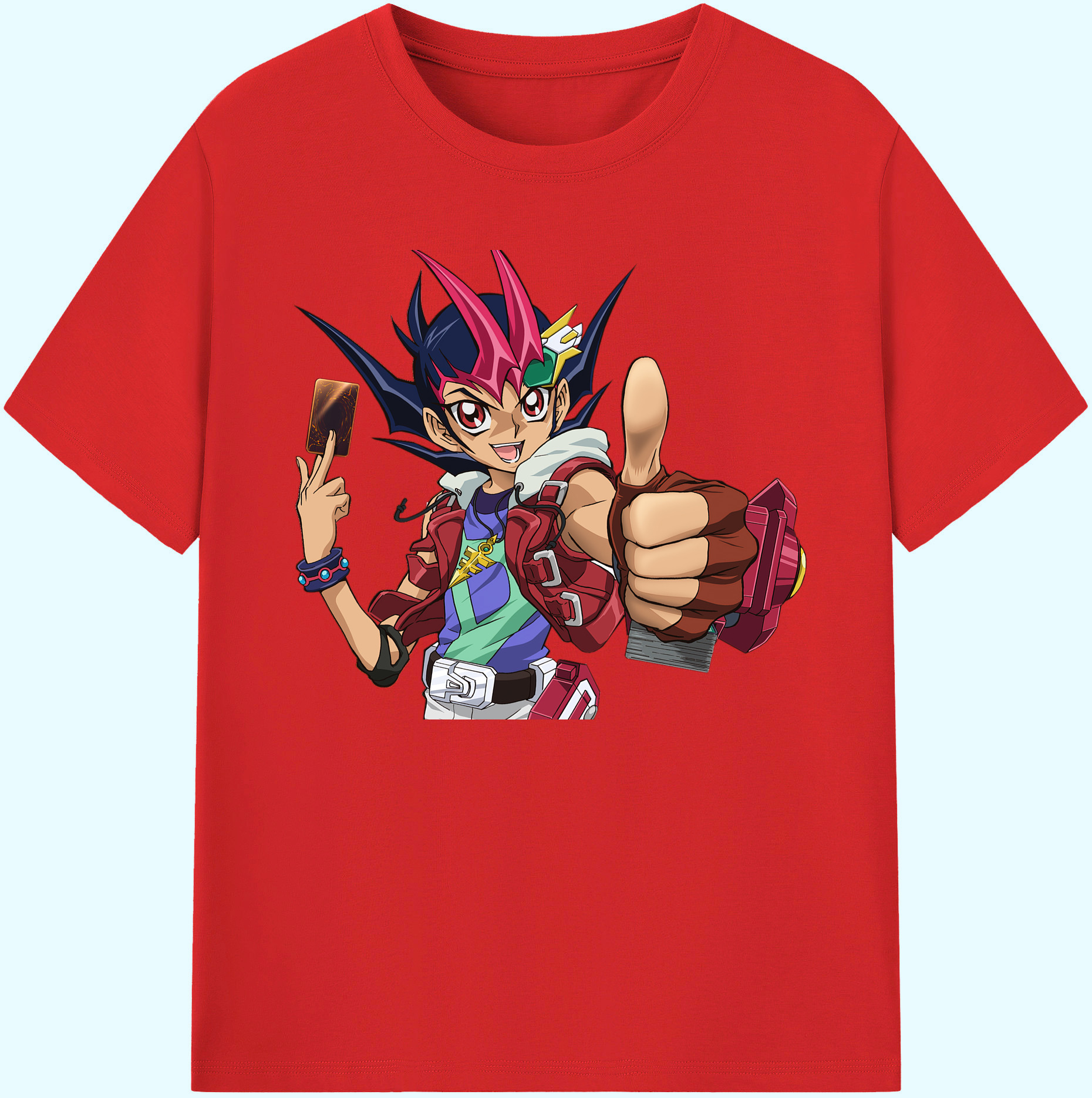 （画像用） 遊☆戯☆王 Yu-Gi-Oh! 綿100％ メンズ半袖Tシャツ｜肌触りやわらか＆通気性