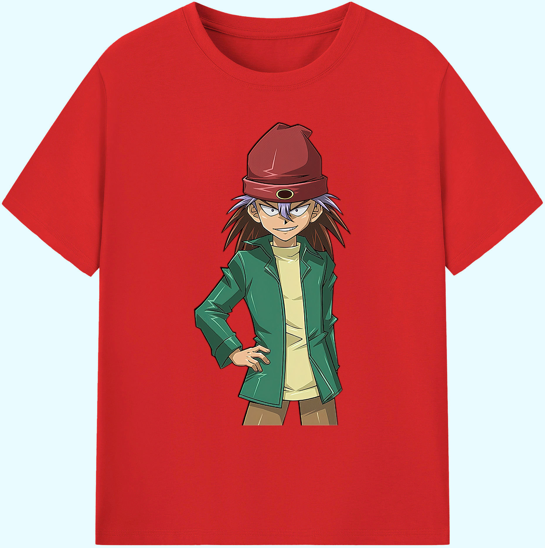 （画像用） 遊☆戯☆王 Yu-Gi-Oh! 綿100％ メンズ半袖Tシャツ｜肌触りやわらか＆通気性