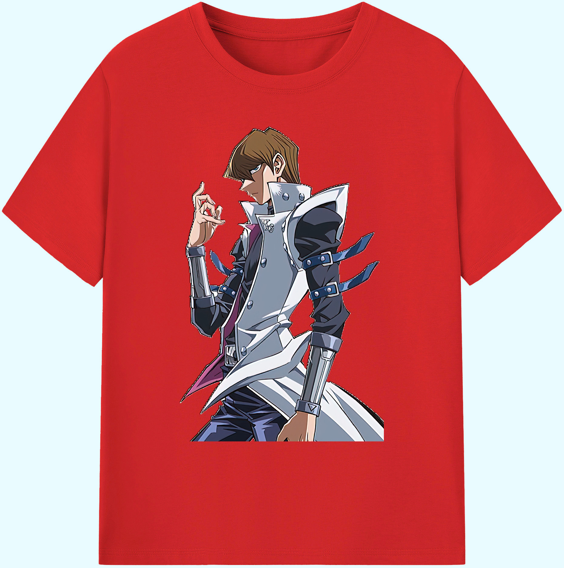 （画像用） 遊☆戯☆王 Yu-Gi-Oh! 綿100％ メンズ半袖Tシャツ｜肌触りやわらか＆通気性