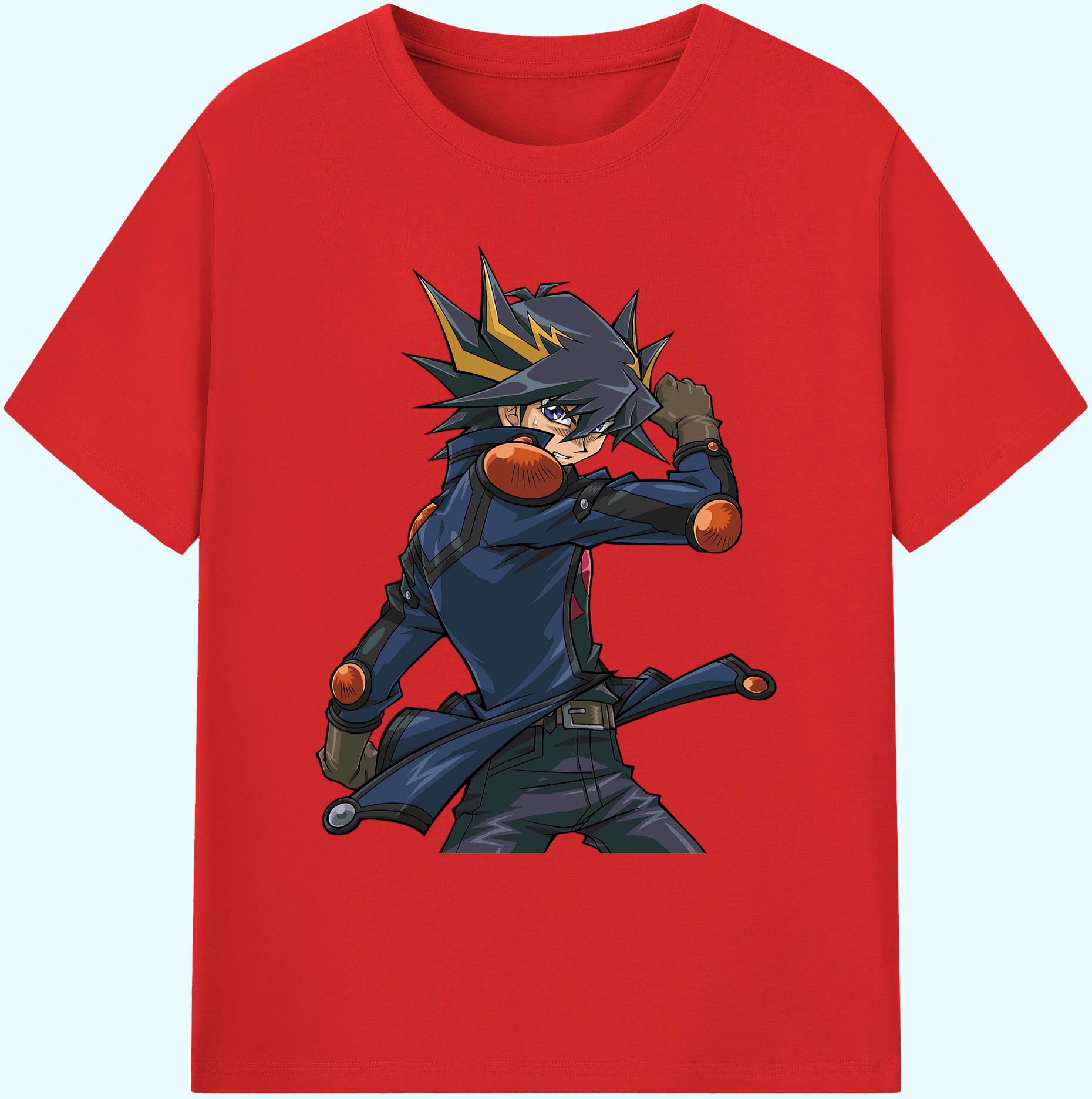 （画像用） 遊☆戯☆王 Yu-Gi-Oh! 綿100％ メンズ半袖Tシャツ｜肌触りやわらか＆通気性