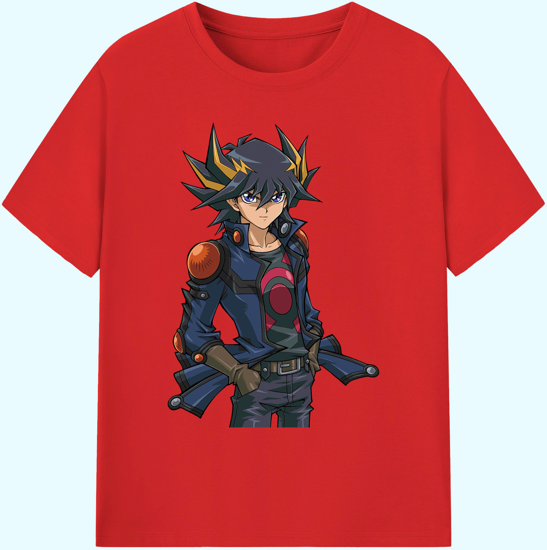 （画像用） 遊☆戯☆王 Yu-Gi-Oh! 綿100％ メンズ半袖Tシャツ｜肌触りやわらか＆通気性