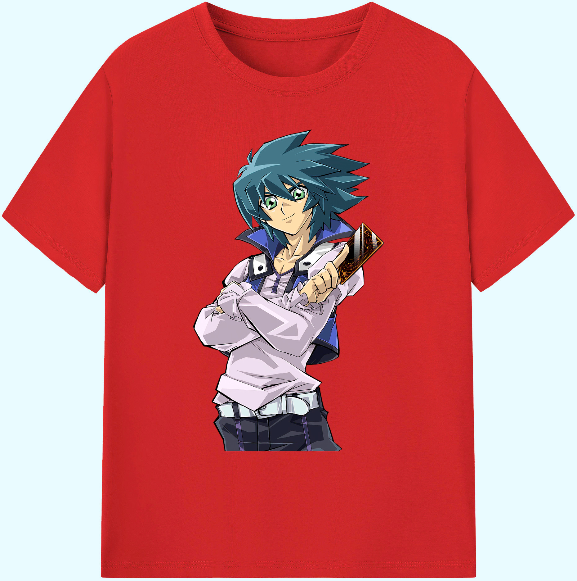 （画像用） 遊☆戯☆王 Yu-Gi-Oh! 綿100％ メンズ半袖Tシャツ｜肌触りやわらか＆通気性