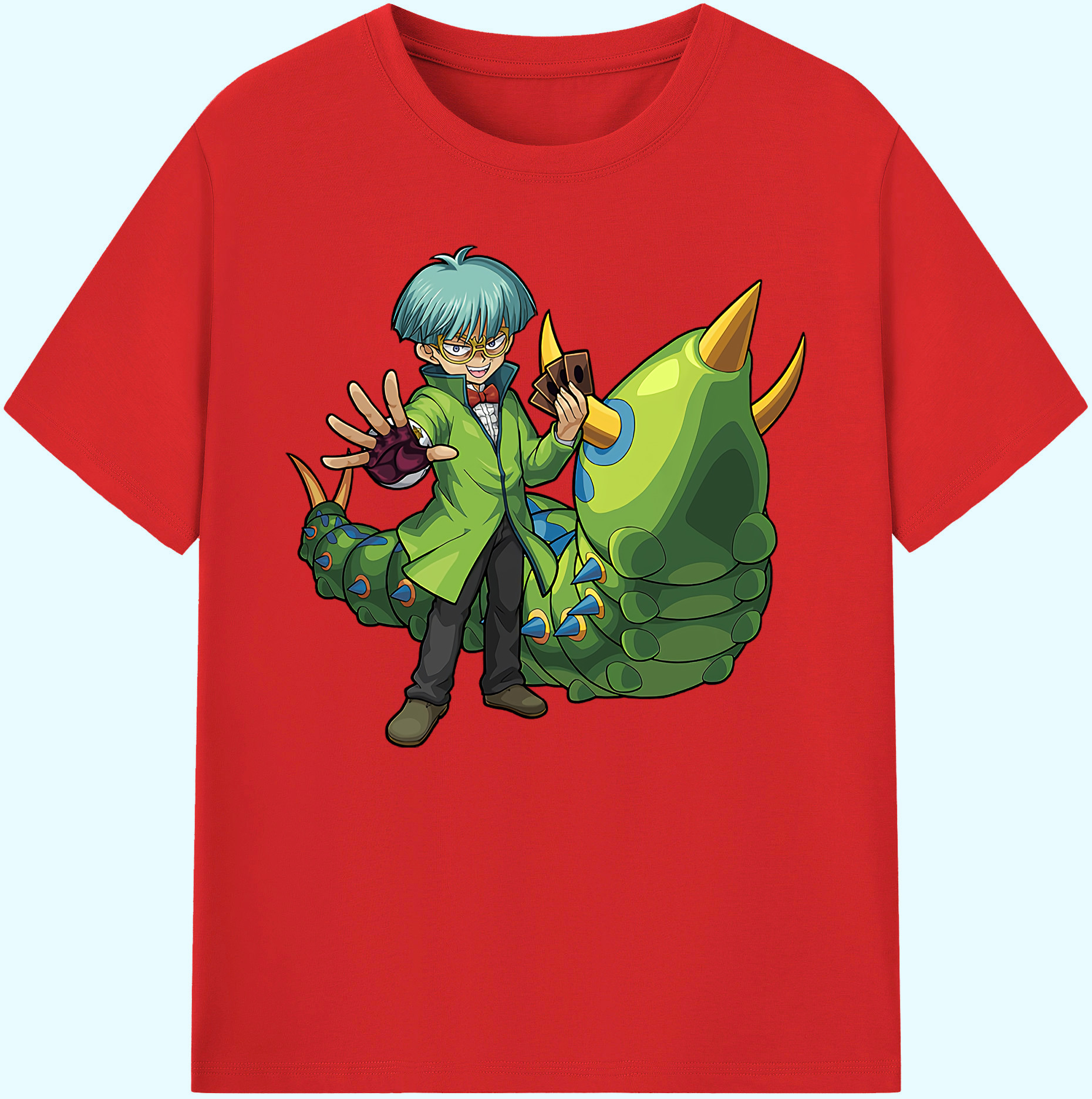 （画像用） 遊☆戯☆王 Yu-Gi-Oh! 綿100％ メンズ半袖Tシャツ｜肌触りやわらか＆通気性