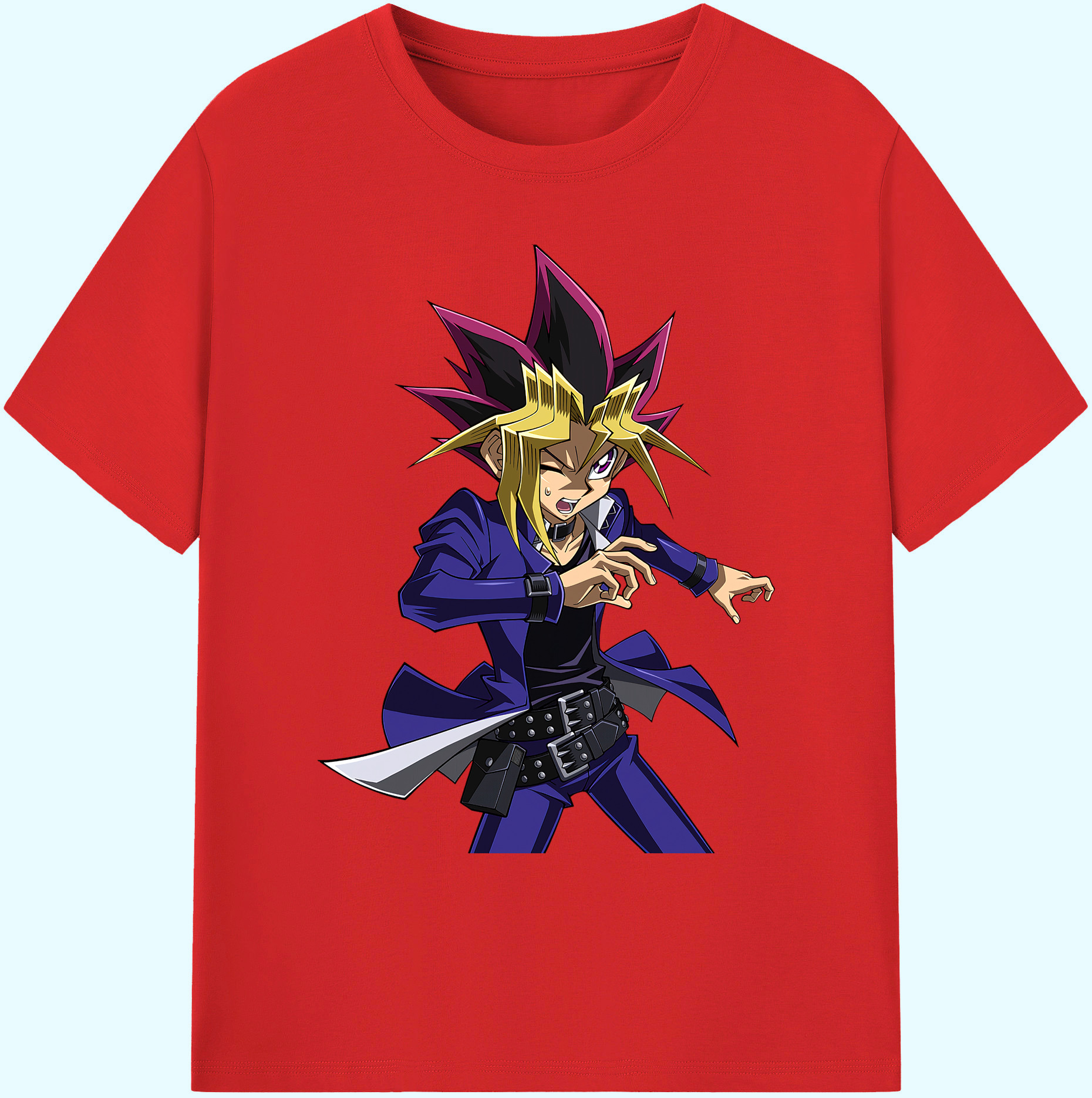 （画像用） 遊☆戯☆王 Yu-Gi-Oh! 綿100％ メンズ半袖Tシャツ｜肌触りやわらか＆通気性
