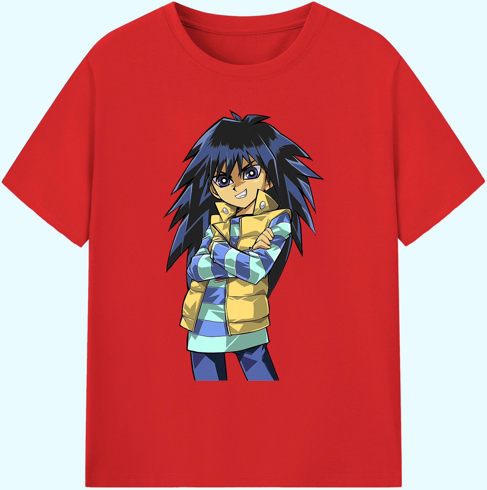 （画像用） 遊☆戯☆王 Yu-Gi-Oh! 綿100％ メンズ半袖Tシャツ｜肌触りやわらか＆通気性