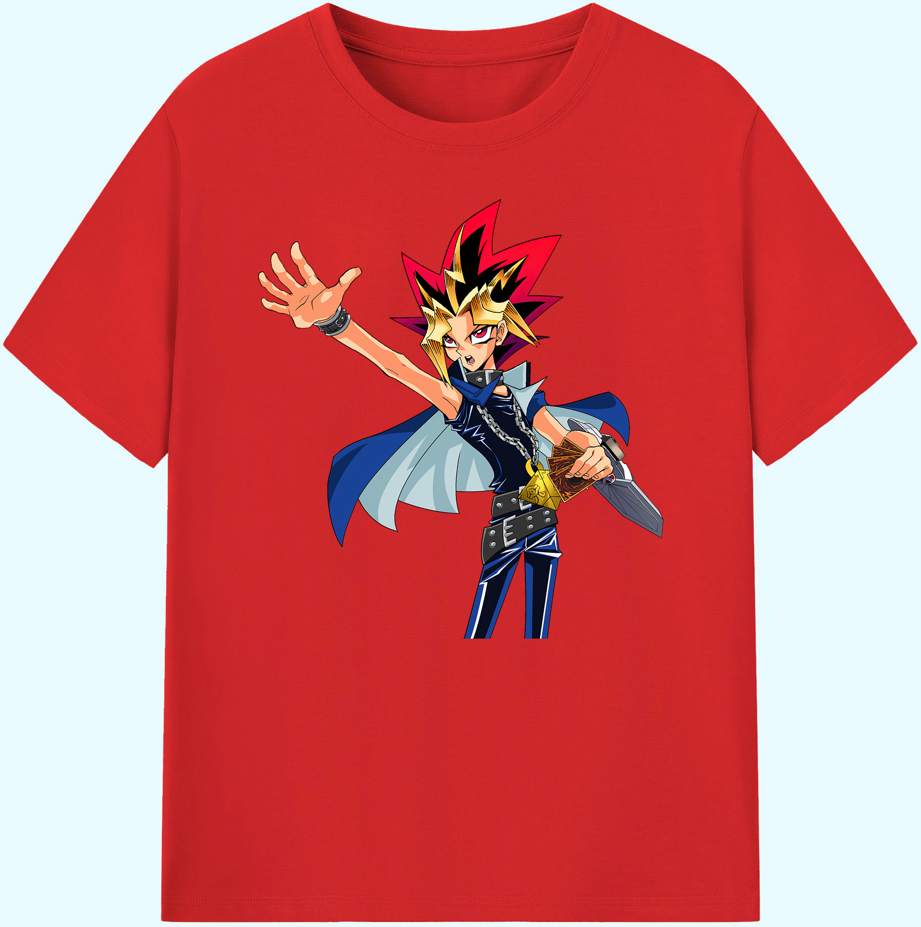 （画像用） 遊☆戯☆王 Yu-Gi-Oh! 綿100％ メンズ半袖Tシャツ｜肌触りやわらか＆通気性