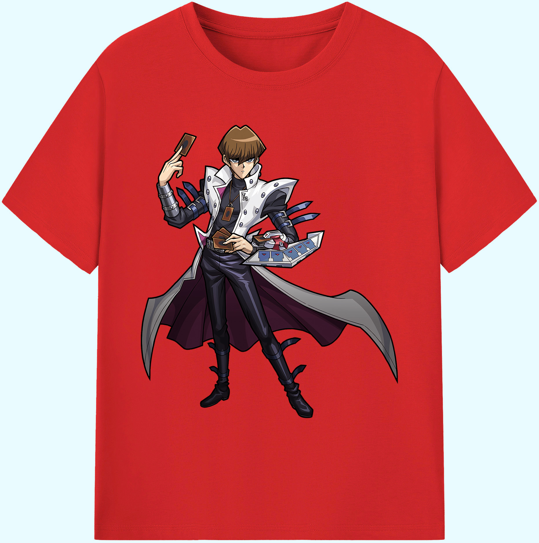 （画像用） 遊☆戯☆王 Yu-Gi-Oh! 綿100％ メンズ半袖Tシャツ｜肌触りやわらか＆通気性
