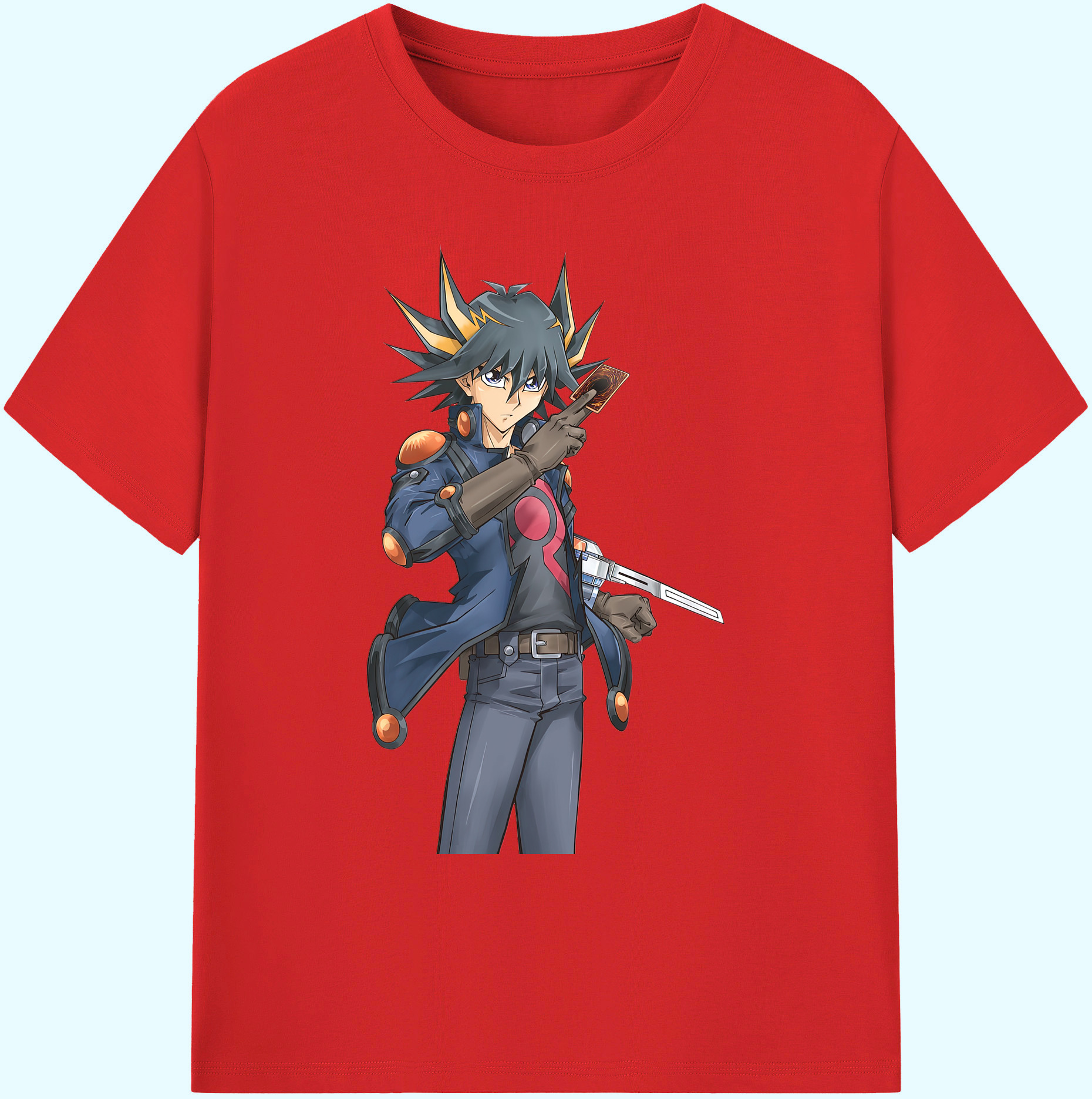 遊☆戯☆王 Yu-Gi-Oh! 綿100％ メンズ半袖Tシャツ｜肌触りやわらか＆通気性