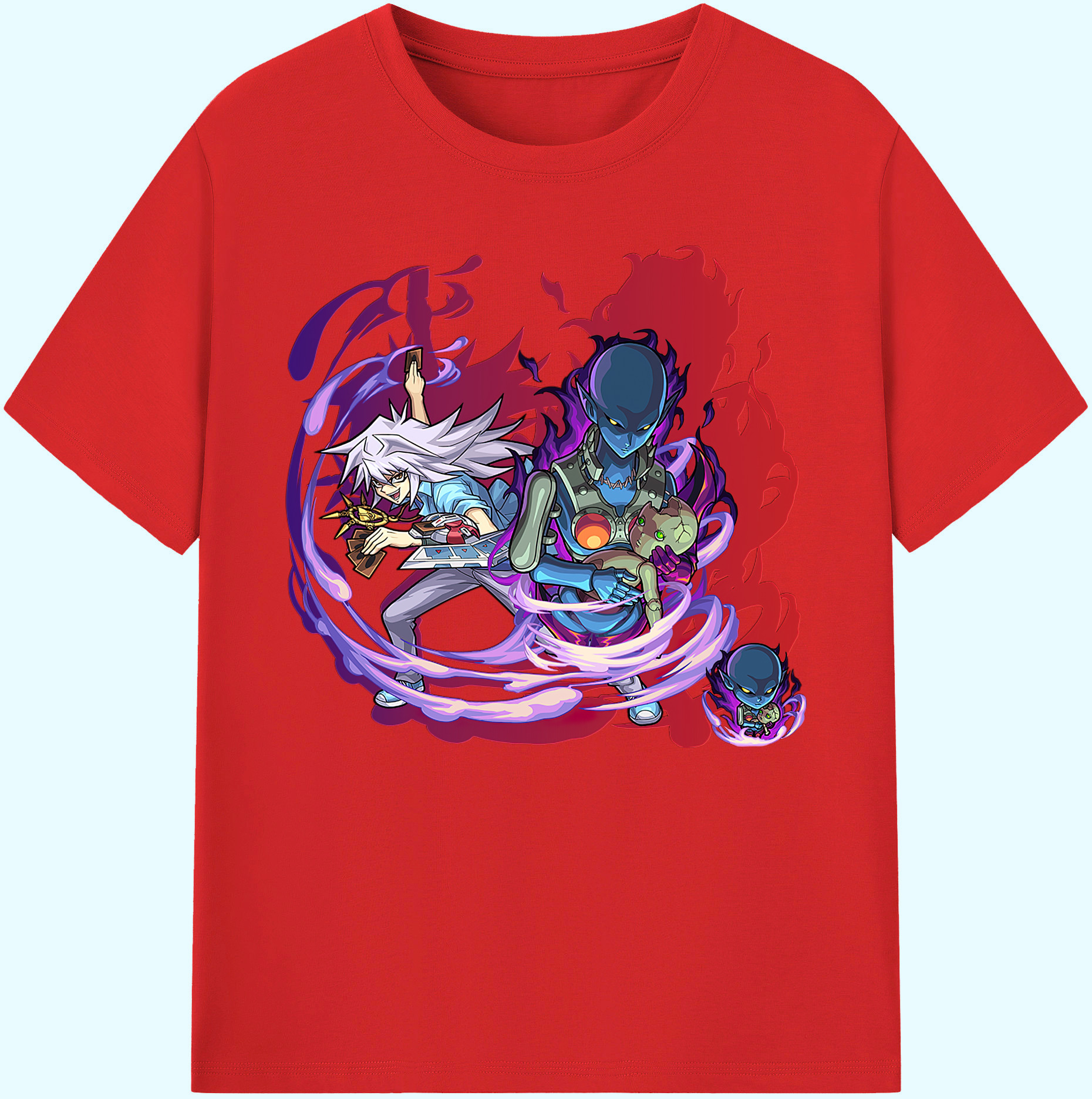 遊☆戯☆王 Yu-Gi-Oh! 綿100％ メンズ半袖Tシャツ｜肌触りやわらか＆通気性