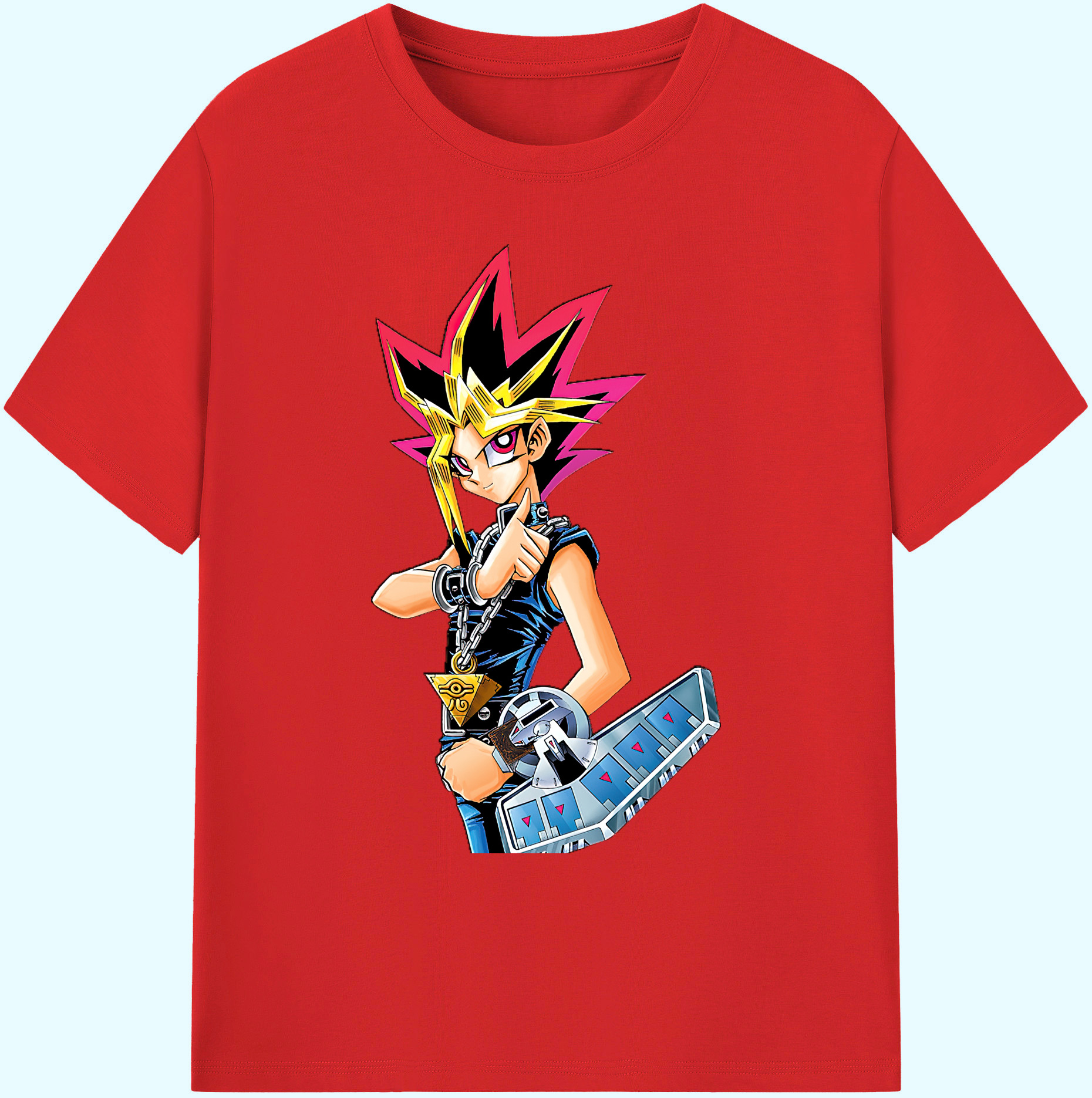 遊☆戯☆王 Yu-Gi-Oh! 綿100％ メンズ半袖Tシャツ｜肌触りやわらか＆通気性