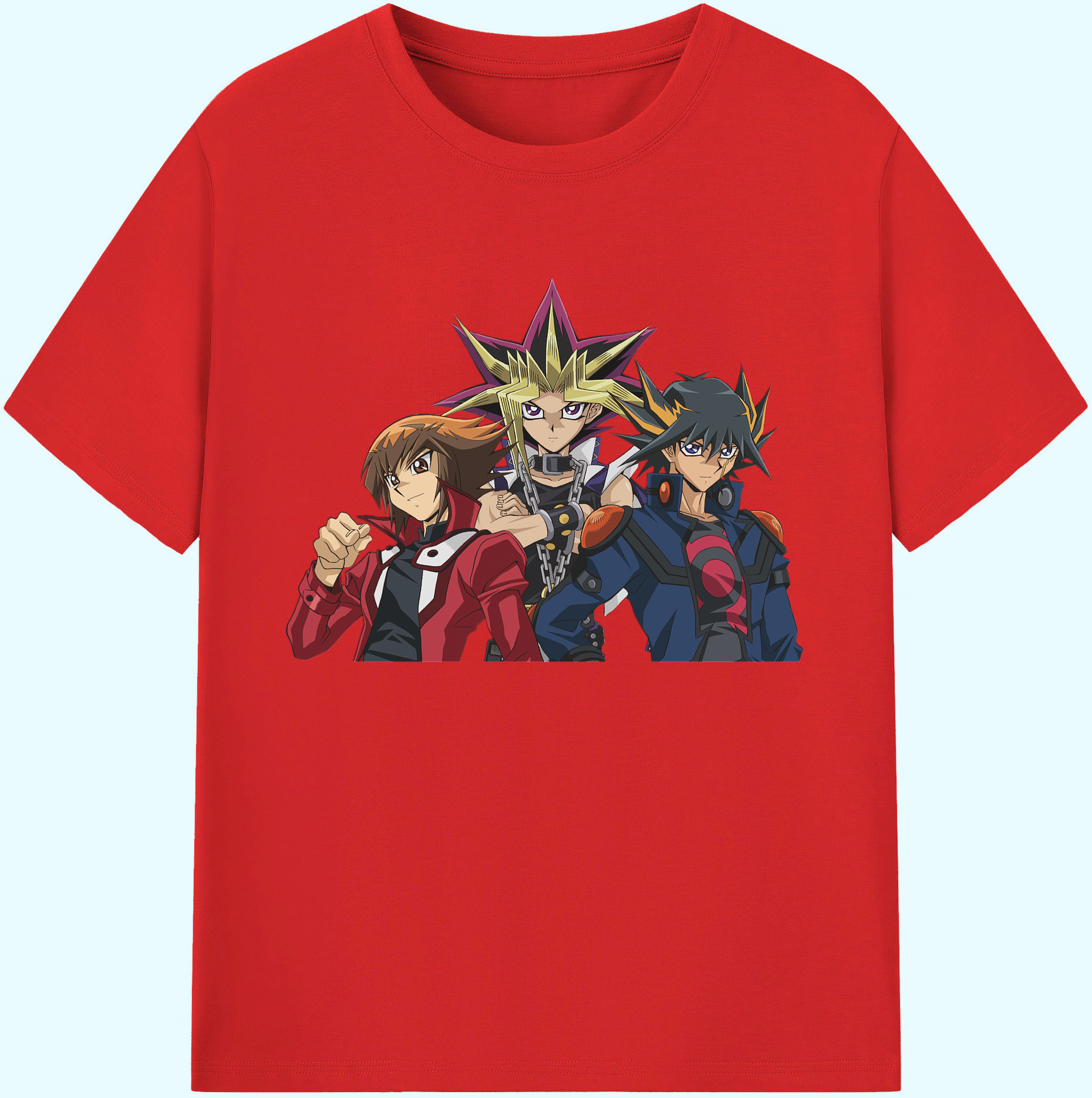 （画像用） 遊☆戯☆王 Yu-Gi-Oh! 綿100％ メンズ半袖Tシャツ｜肌触りやわらか＆通気性
