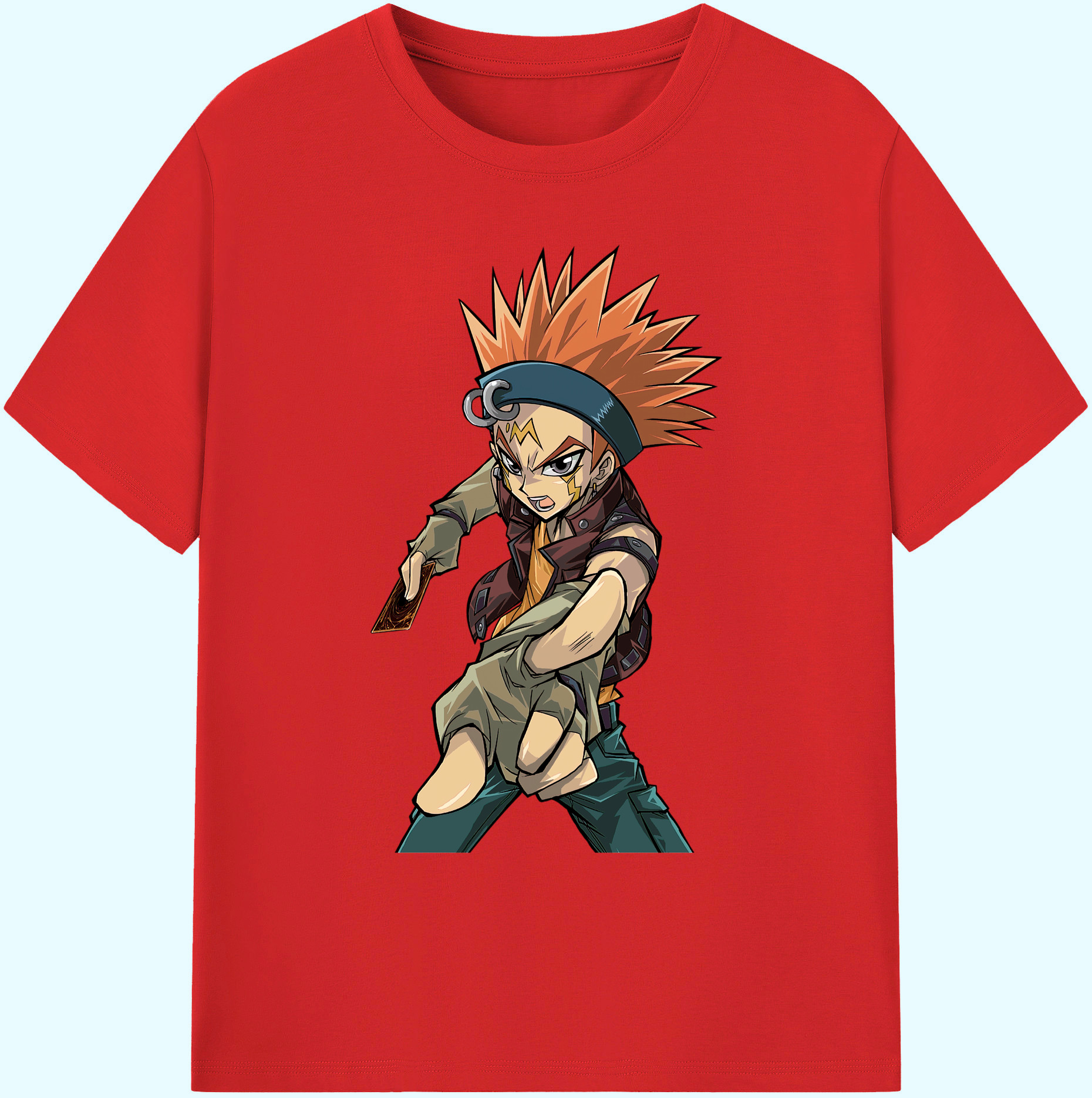 遊☆戯☆王 Yu-Gi-Oh! 綿100％ メンズ半袖Tシャツ｜肌触りやわらか＆通気性