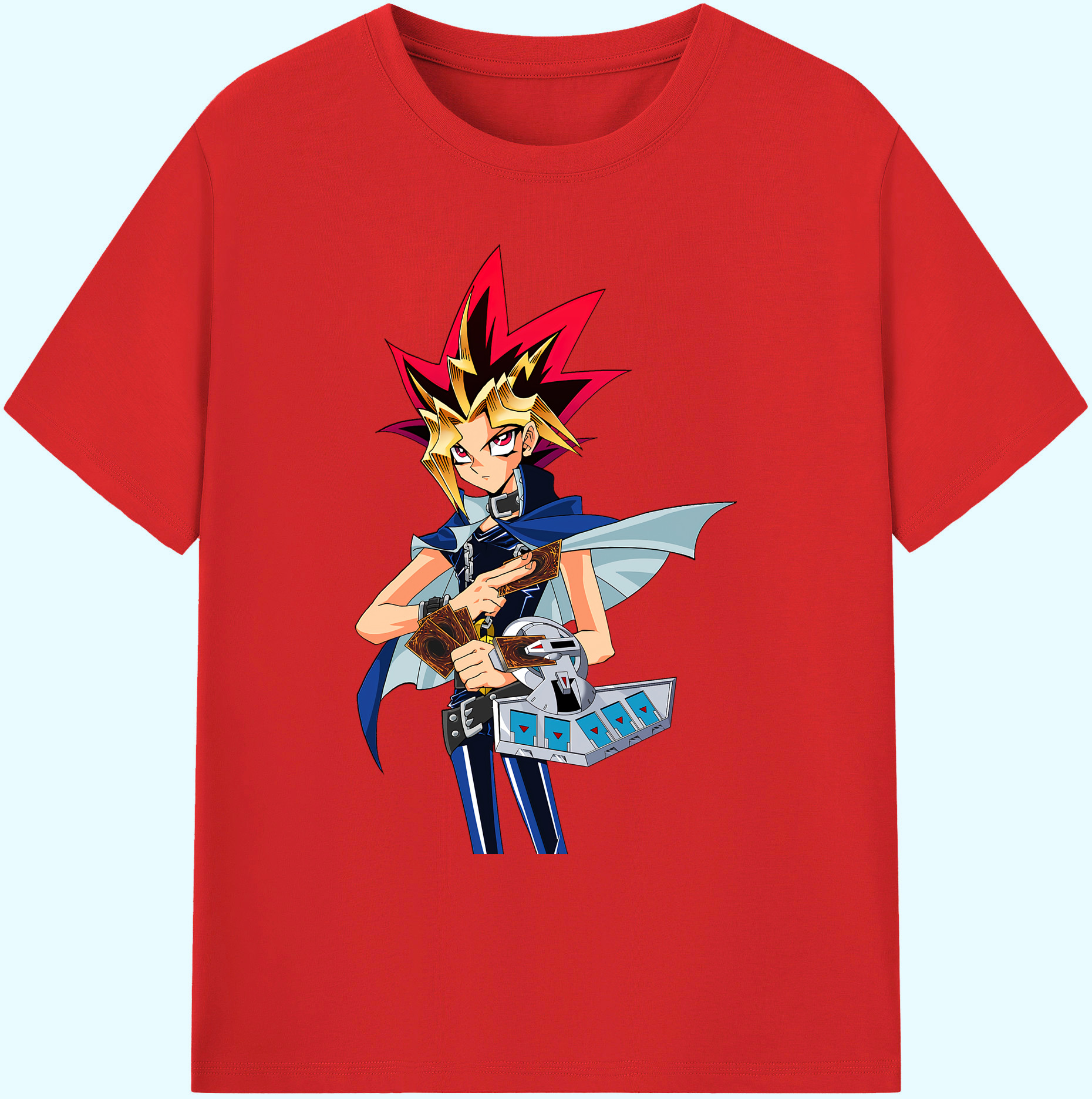 遊☆戯☆王 Yu-Gi-Oh! 綿100％ メンズ半袖Tシャツ｜肌触りやわらか＆通気性
