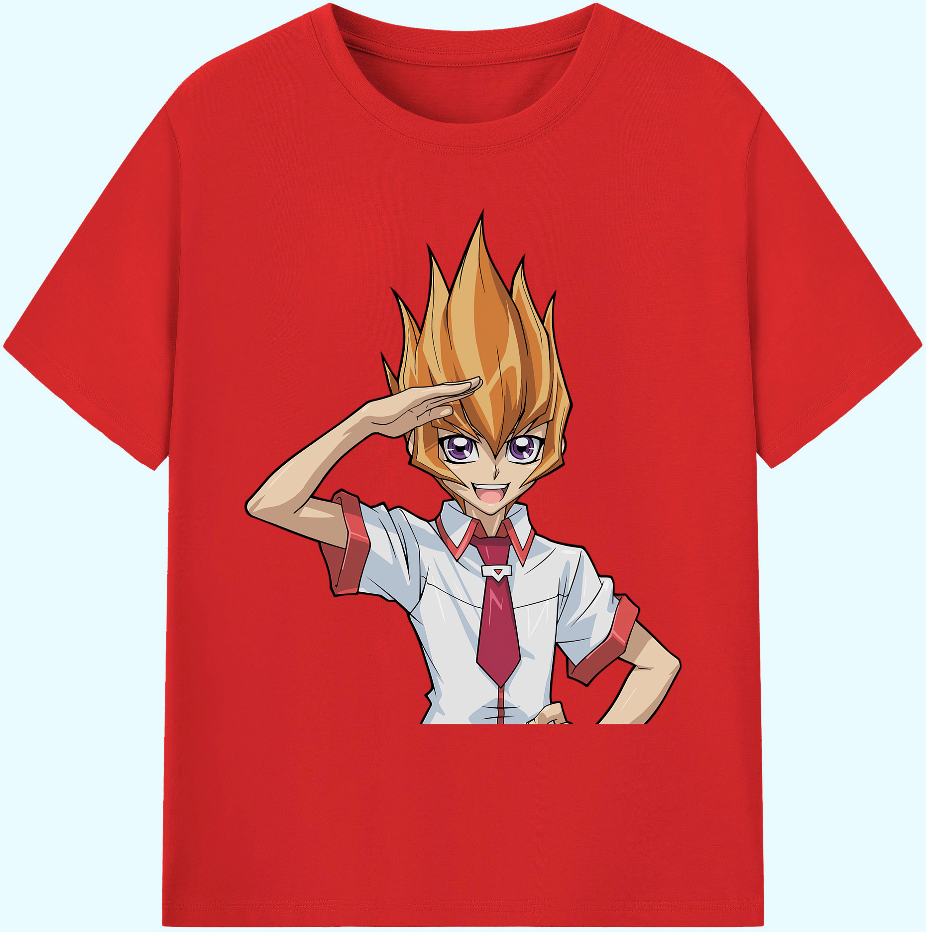 （画像用） 遊☆戯☆王 Yu-Gi-Oh! 綿100％ メンズ半袖Tシャツ｜肌触りやわらか＆通気性