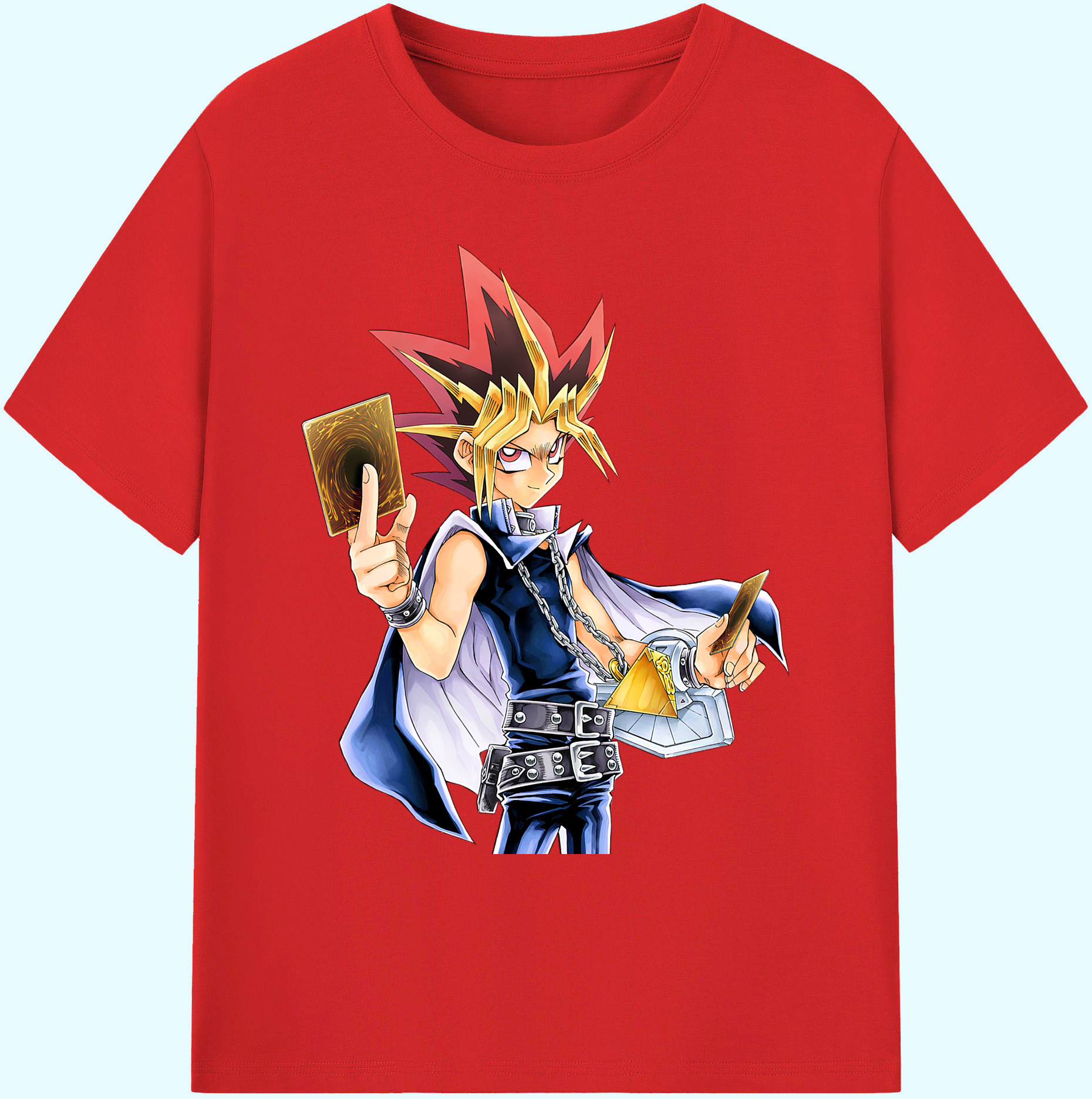 （画像用） 遊☆戯☆王 Yu-Gi-Oh! 綿100％ メンズ半袖Tシャツ｜肌触りやわらか＆通気性