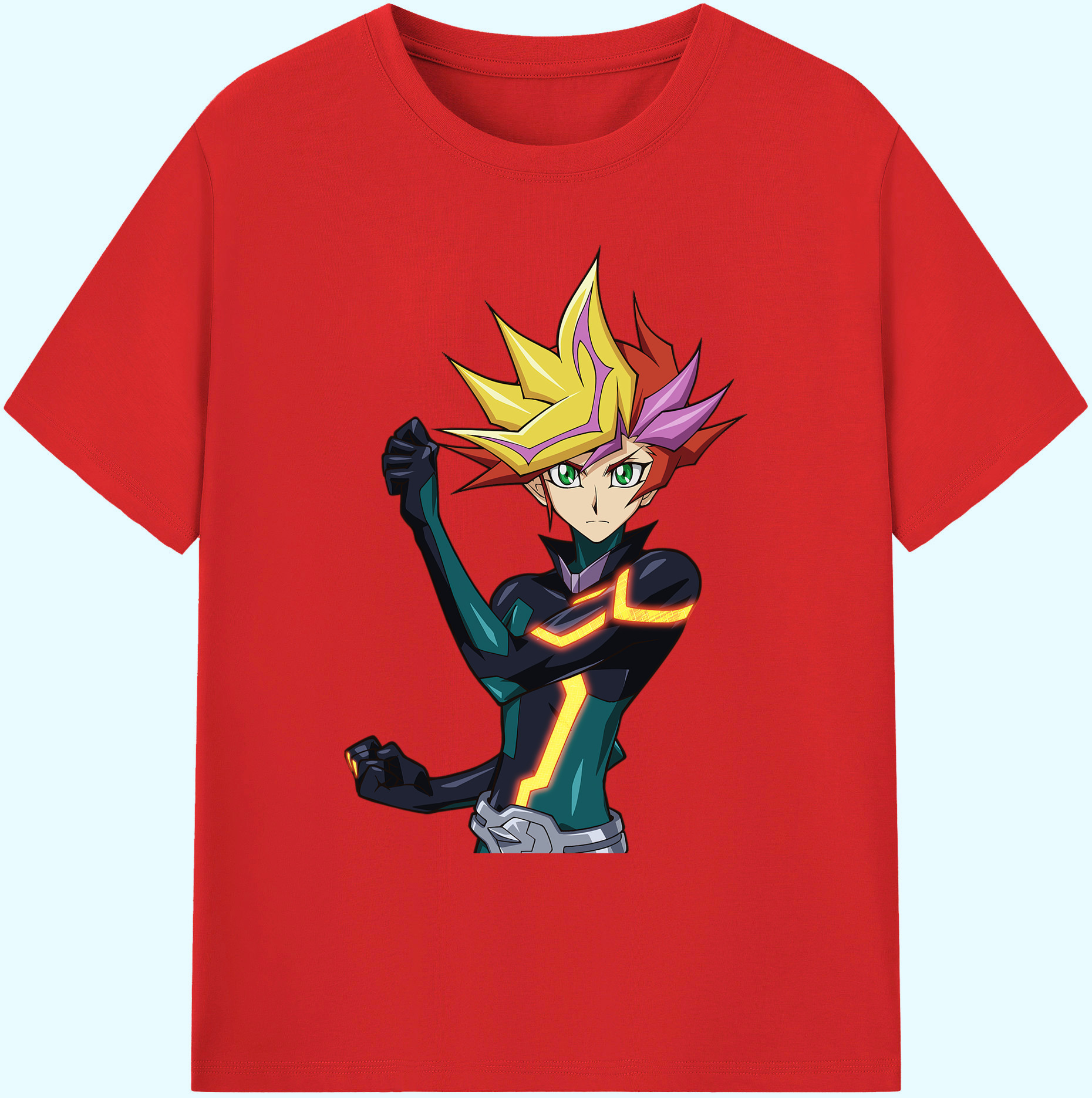（画像用） 遊☆戯☆王 Yu-Gi-Oh! 綿100％ メンズ半袖Tシャツ｜肌触りやわらか＆通気性
