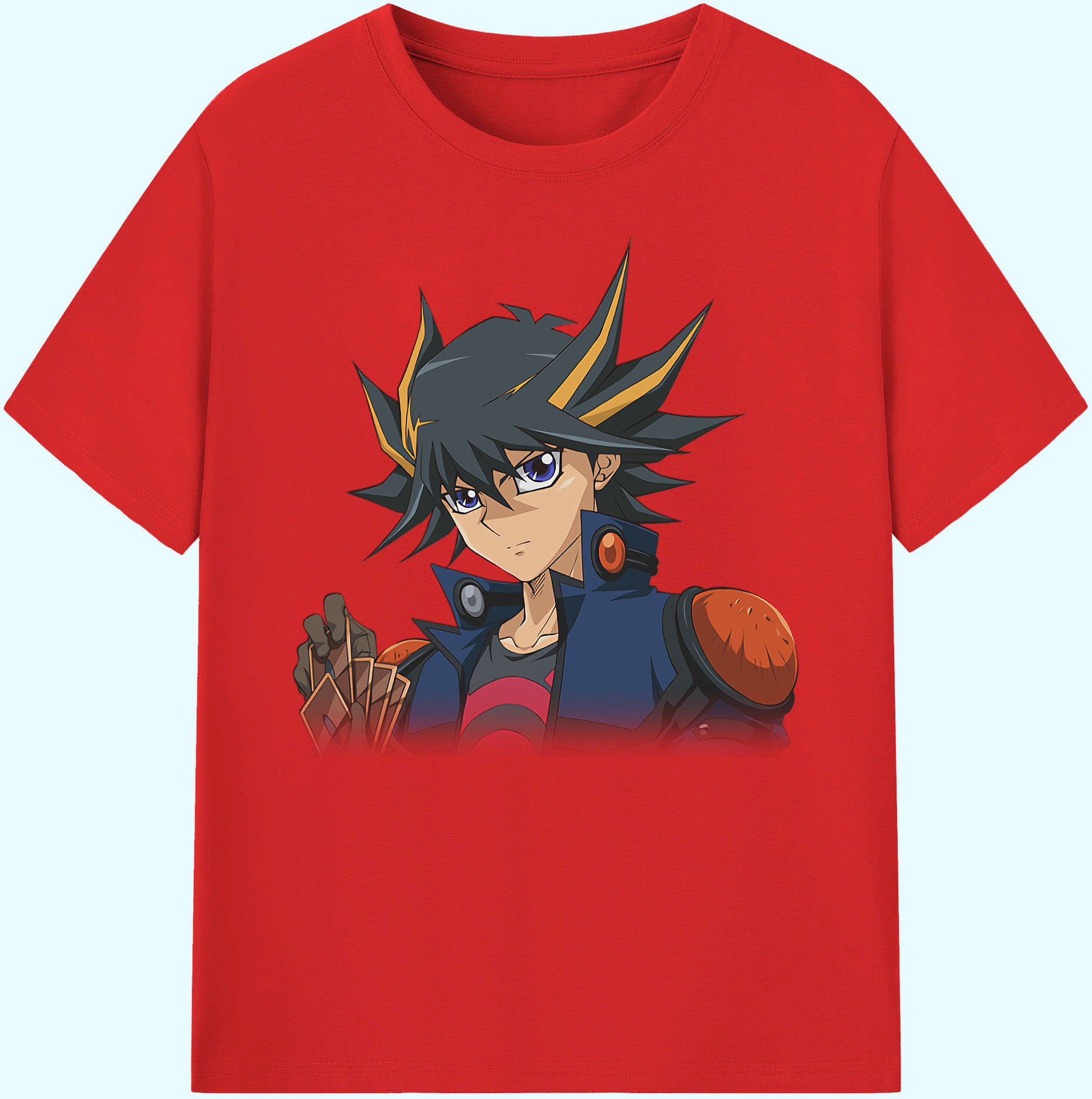 （画像用） 遊☆戯☆王 Yu-Gi-Oh! 綿100％ メンズ半袖Tシャツ｜肌触りやわらか＆通気性