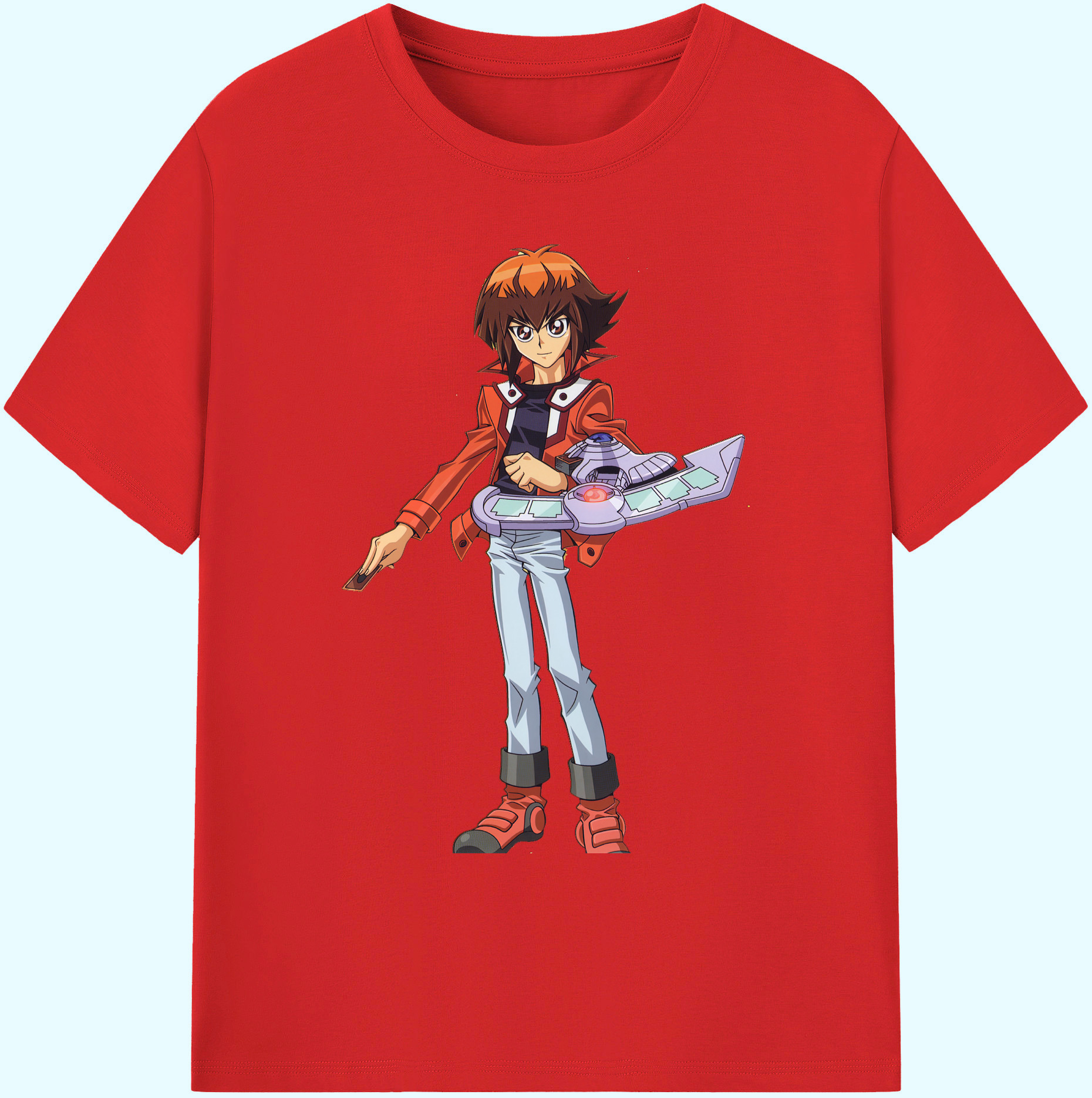 （画像用） 遊☆戯☆王 Yu-Gi-Oh! 綿100％ メンズ半袖Tシャツ｜肌触りやわらか＆通気性
