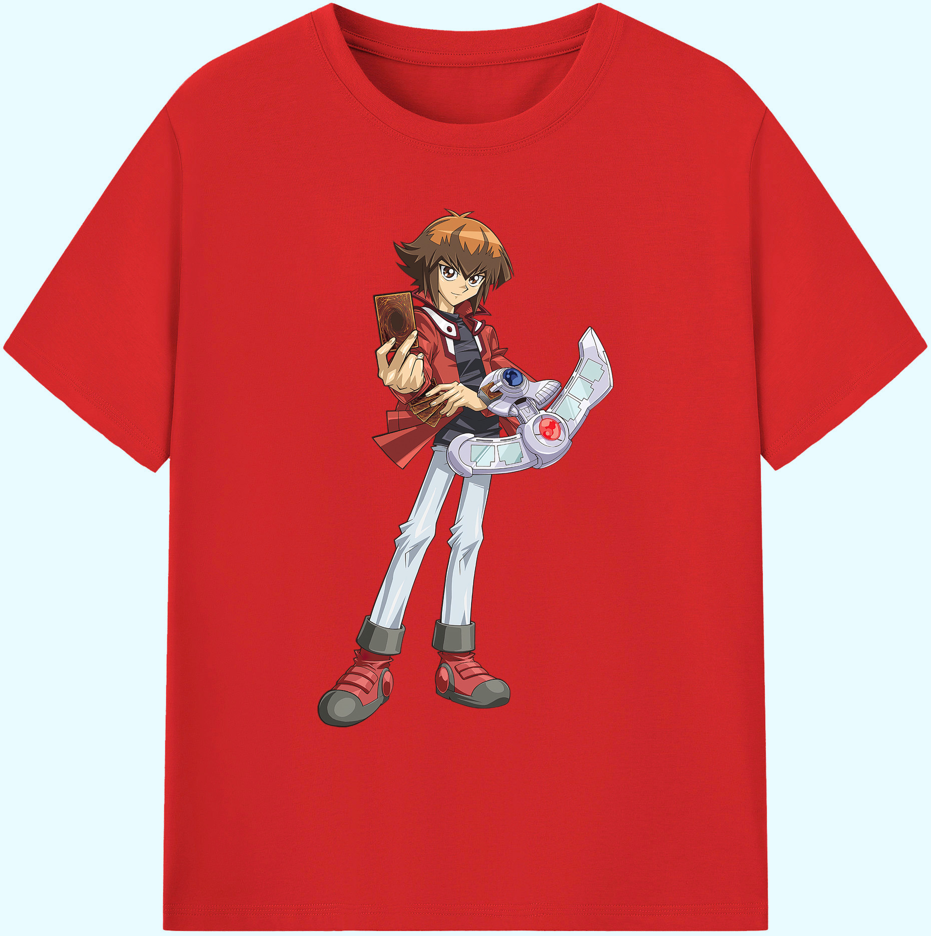 （画像用） 遊☆戯☆王 Yu-Gi-Oh! 綿100％ メンズ半袖Tシャツ｜肌触りやわらか＆通気性