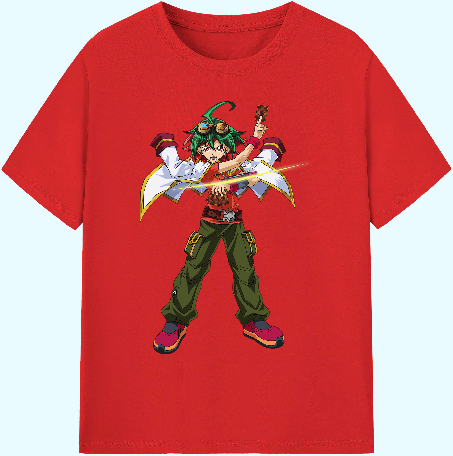 （画像用） 遊☆戯☆王 Yu-Gi-Oh! 綿100％ メンズ半袖Tシャツ｜肌触りやわらか＆通気性
