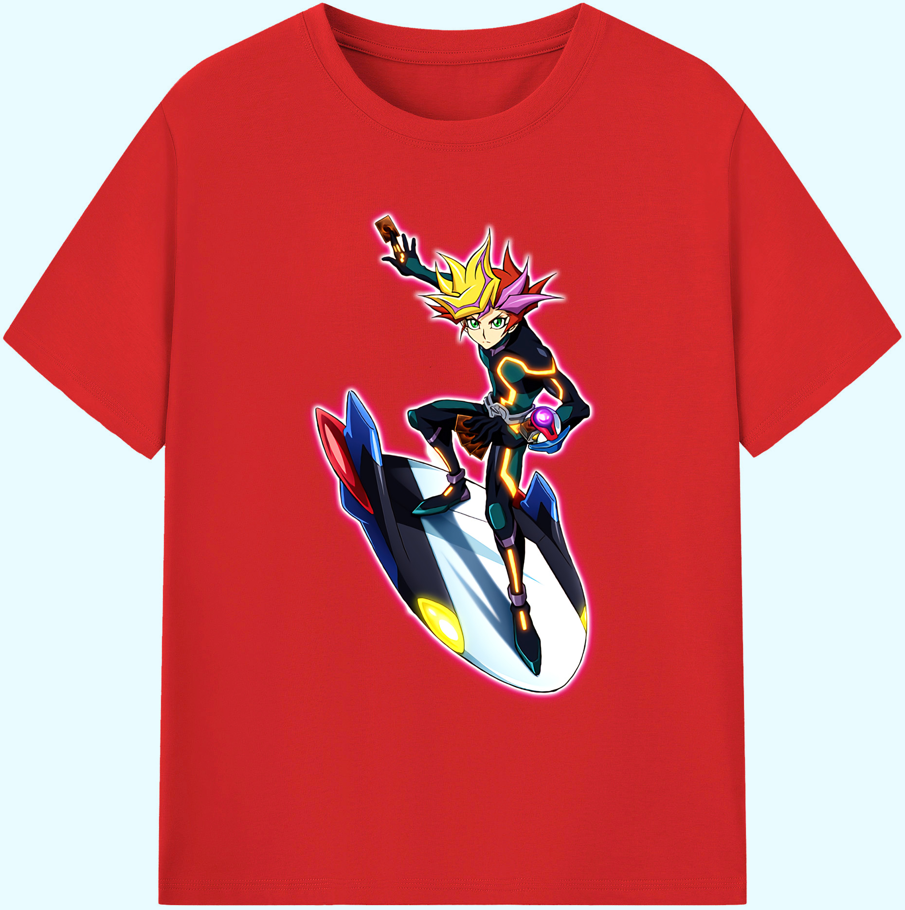 （画像用） 遊☆戯☆王 Yu-Gi-Oh! 綿100％ メンズ半袖Tシャツ｜肌触りやわらか＆通気性