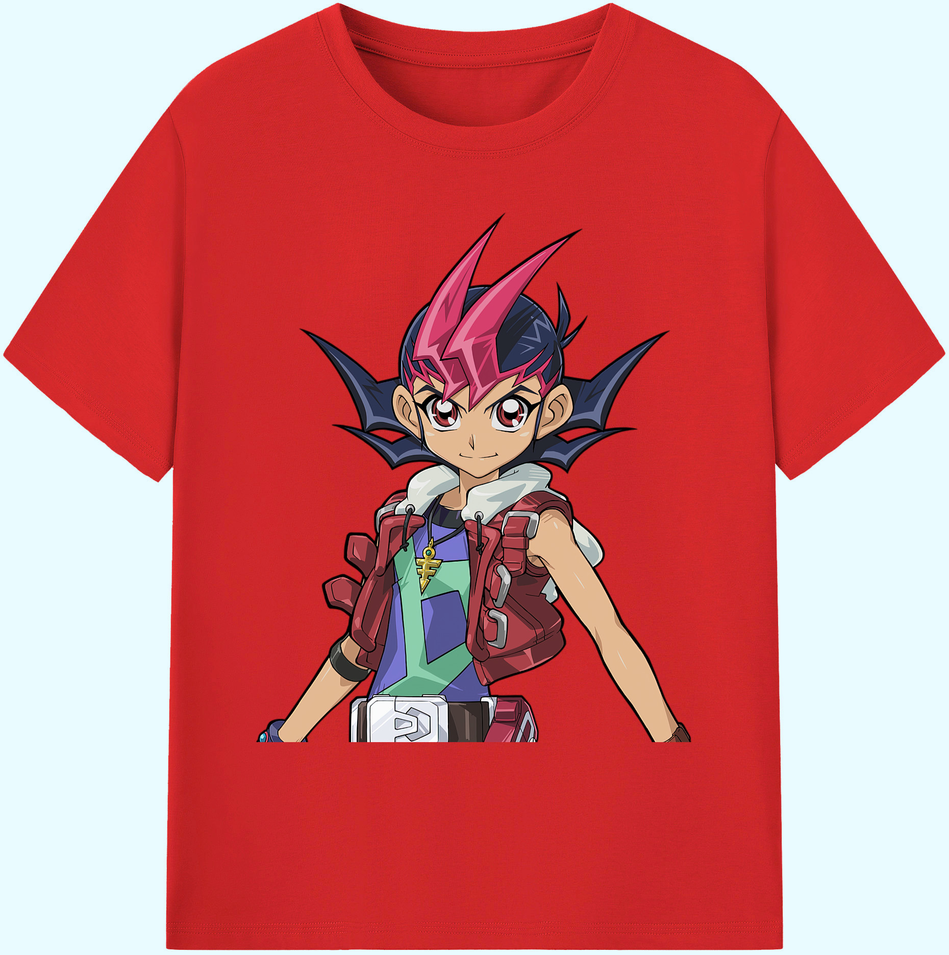 （画像用） 遊☆戯☆王 Yu-Gi-Oh! 綿100％ メンズ半袖Tシャツ｜肌触りやわらか＆通気性