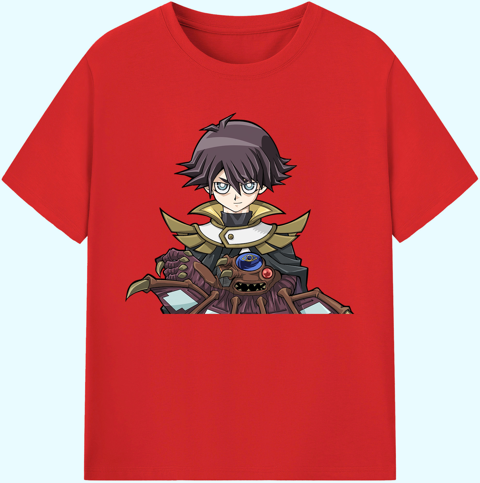 （画像用） 遊☆戯☆王 Yu-Gi-Oh! 綿100％ メンズ半袖Tシャツ｜肌触りやわらか＆通気性
