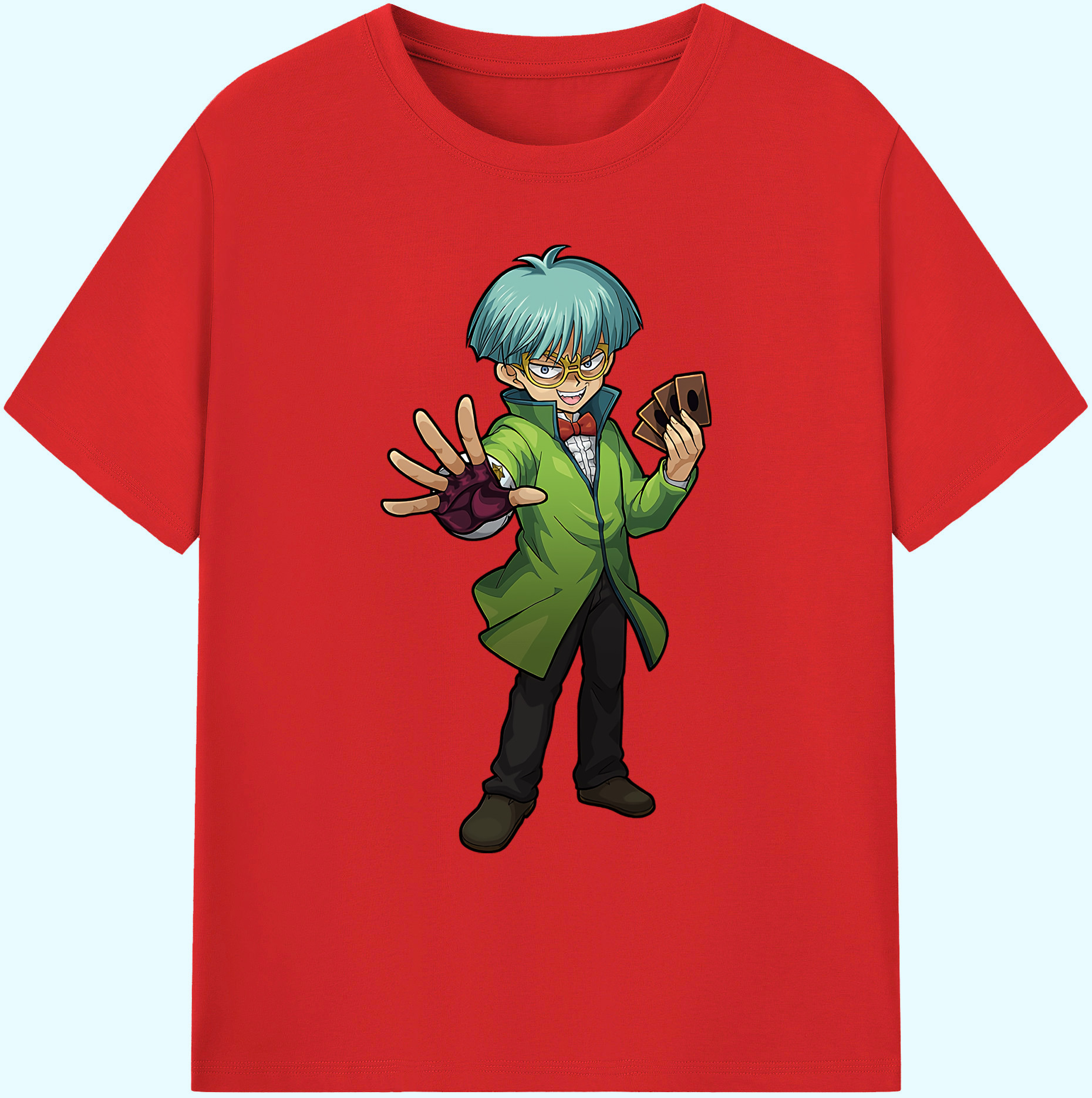 （画像用） 遊☆戯☆王 Yu-Gi-Oh! 綿100％ メンズ半袖Tシャツ｜肌触りやわらか＆通気性