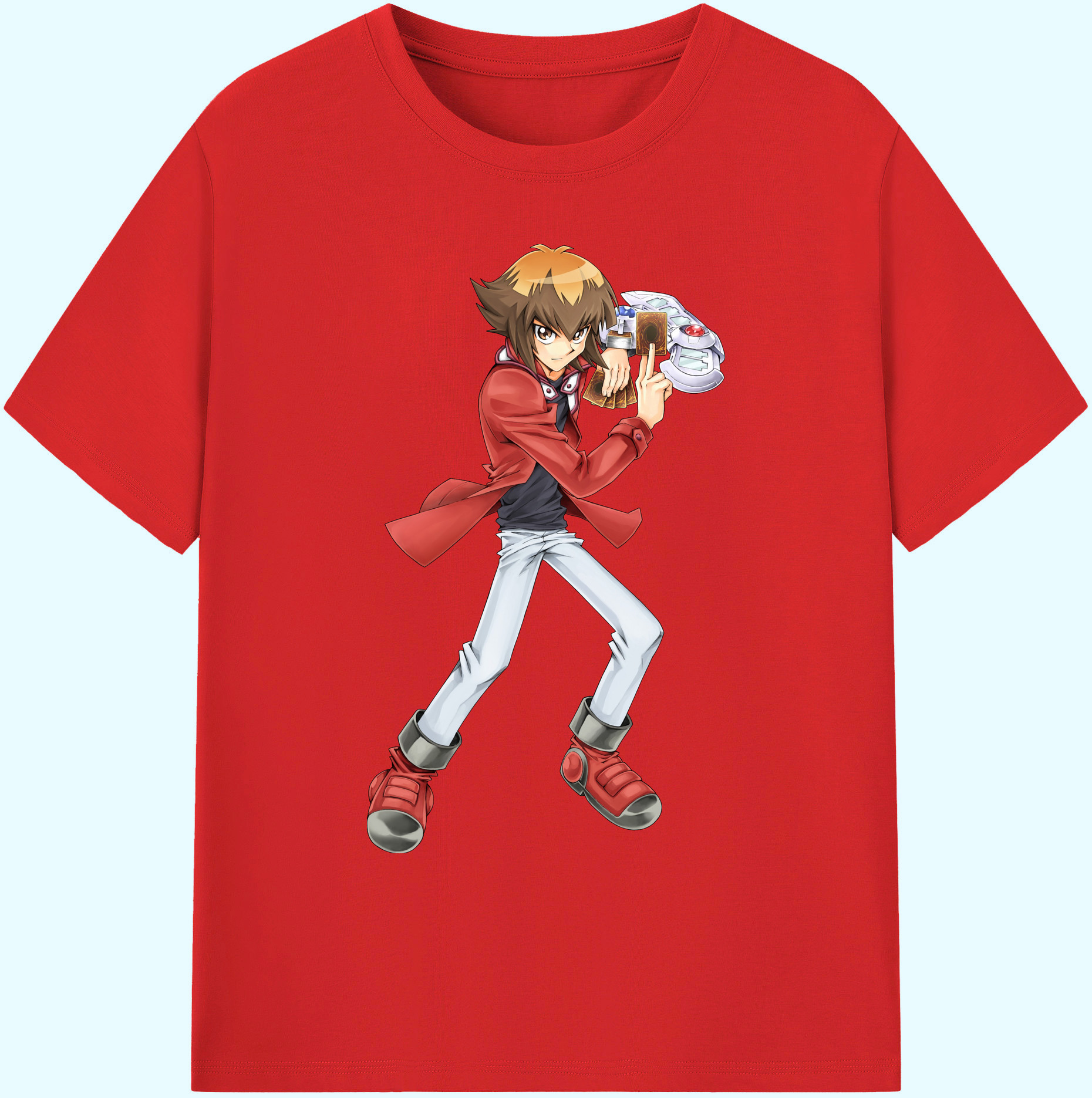 （画像用） 遊☆戯☆王 Yu-Gi-Oh! 綿100％ メンズ半袖Tシャツ｜肌触りやわらか＆通気性