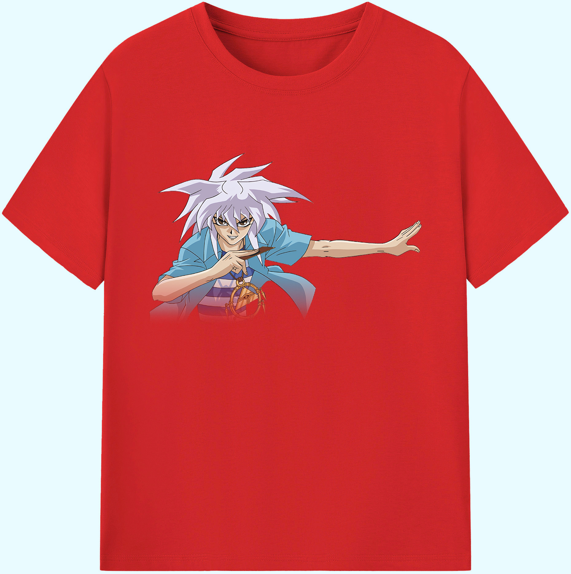 （画像用） 遊☆戯☆王 Yu-Gi-Oh! 綿100％ メンズ半袖Tシャツ｜肌触りやわらか＆通気性