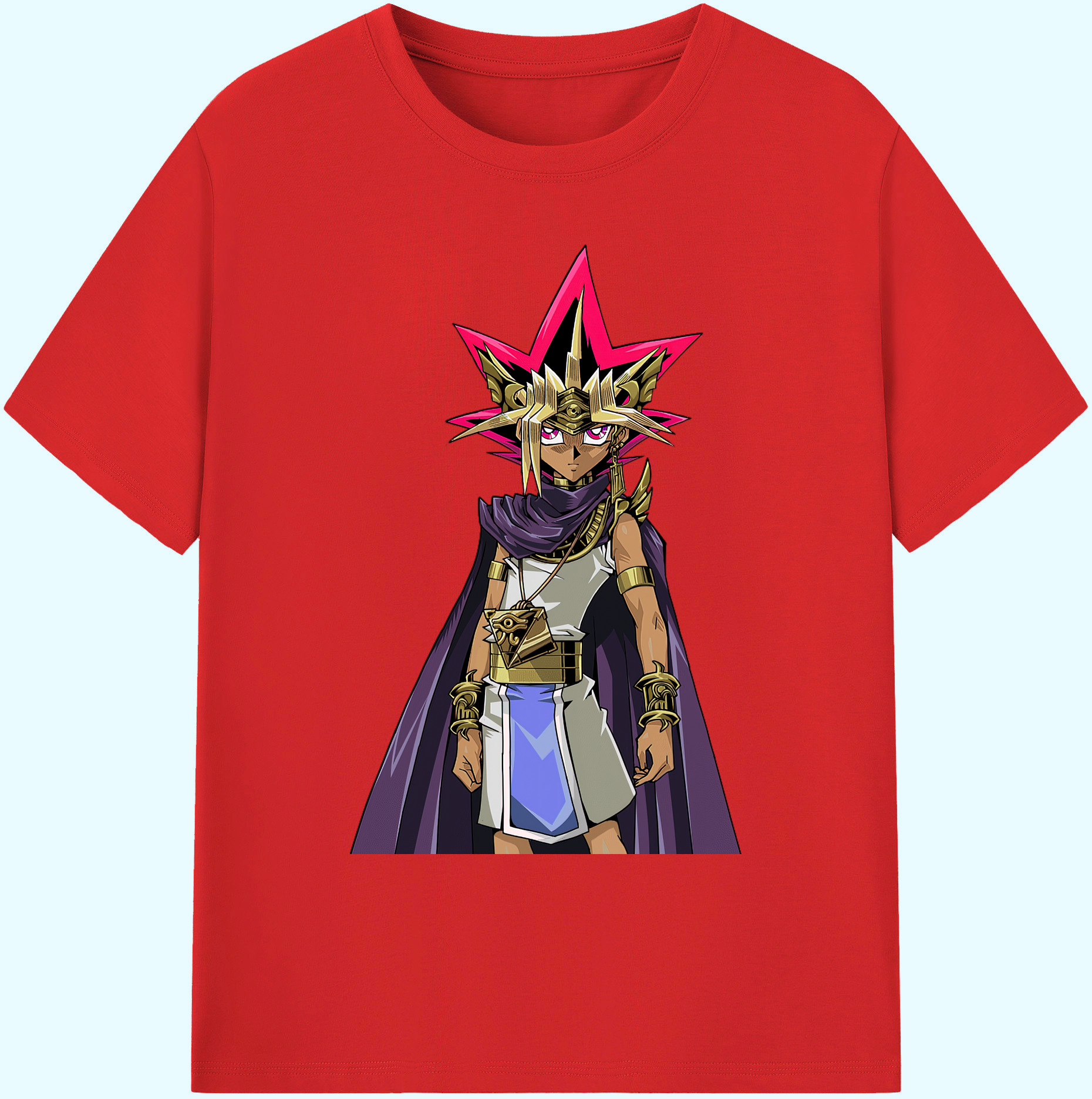（画像用） 遊☆戯☆王 Yu-Gi-Oh! 綿100％ メンズ半袖Tシャツ｜肌触りやわらか＆通気性