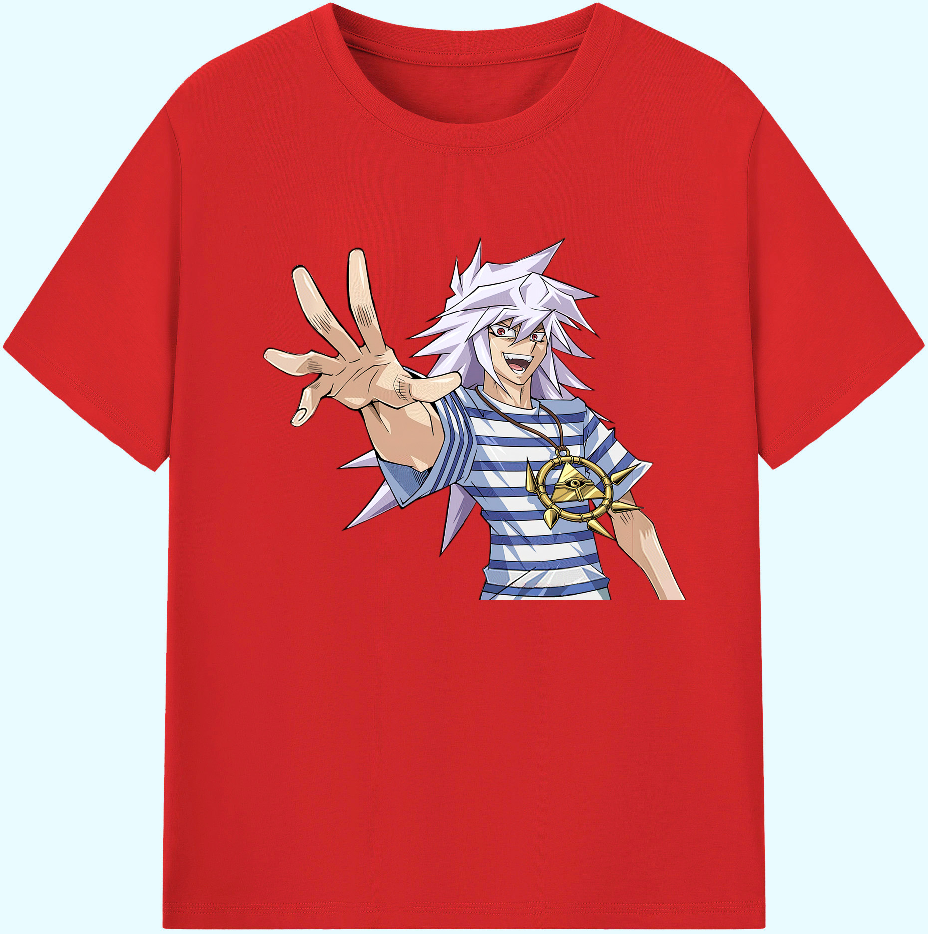 （画像用） 遊☆戯☆王 Yu-Gi-Oh! 綿100％ メンズ半袖Tシャツ｜肌触りやわらか＆通気性