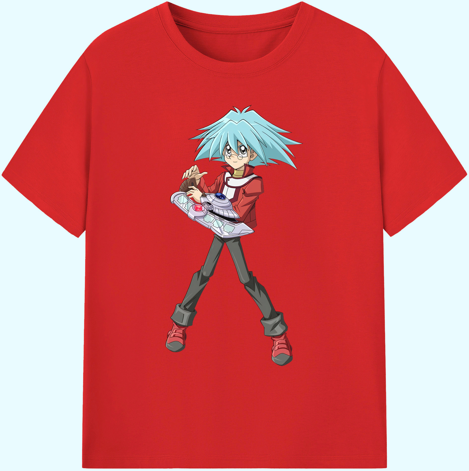 （画像用） 遊☆戯☆王 Yu-Gi-Oh! 綿100％ メンズ半袖Tシャツ｜肌触りやわらか＆通気性