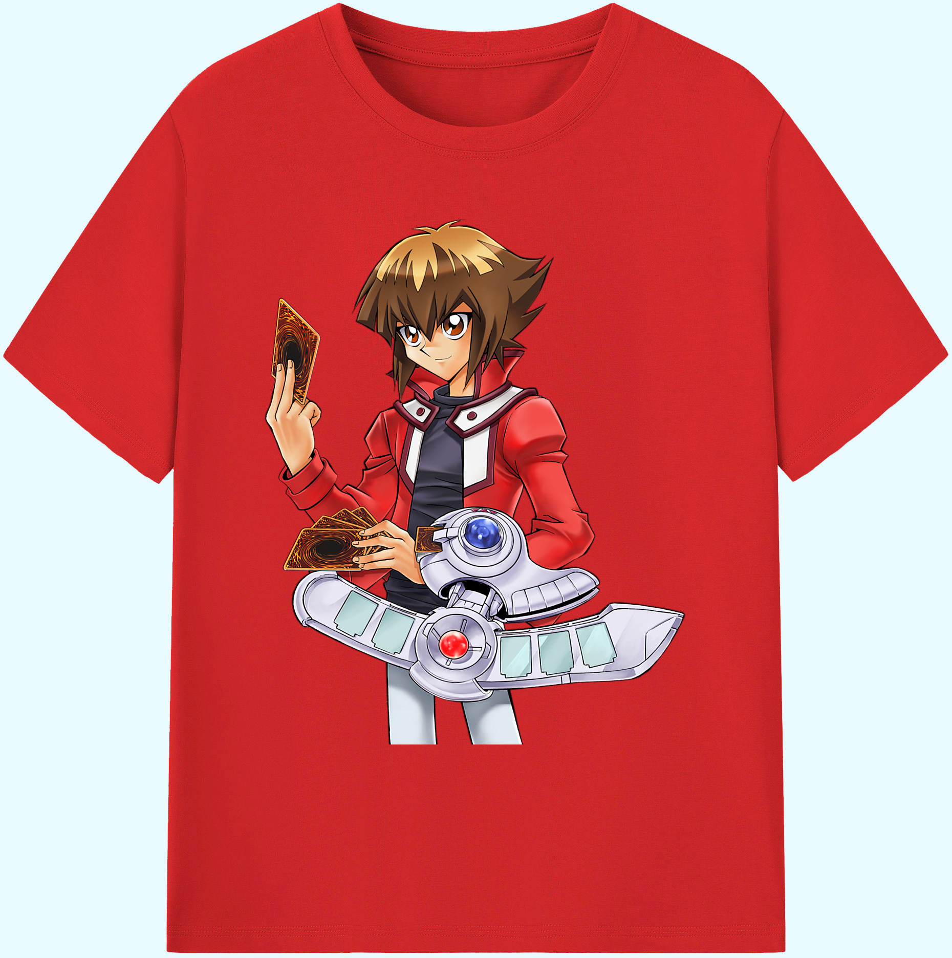 （画像用） 遊☆戯☆王 Yu-Gi-Oh! 綿100％ メンズ半袖Tシャツ｜肌触りやわらか＆通気性