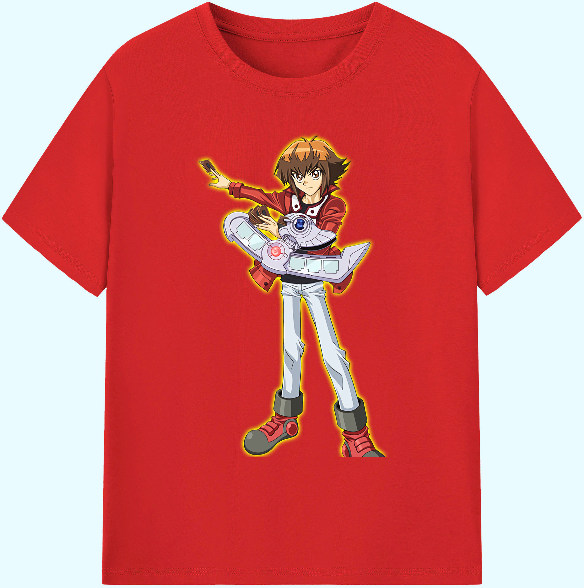 （画像用） 遊☆戯☆王 Yu-Gi-Oh! 綿100％ メンズ半袖Tシャツ｜肌触りやわらか＆通気性