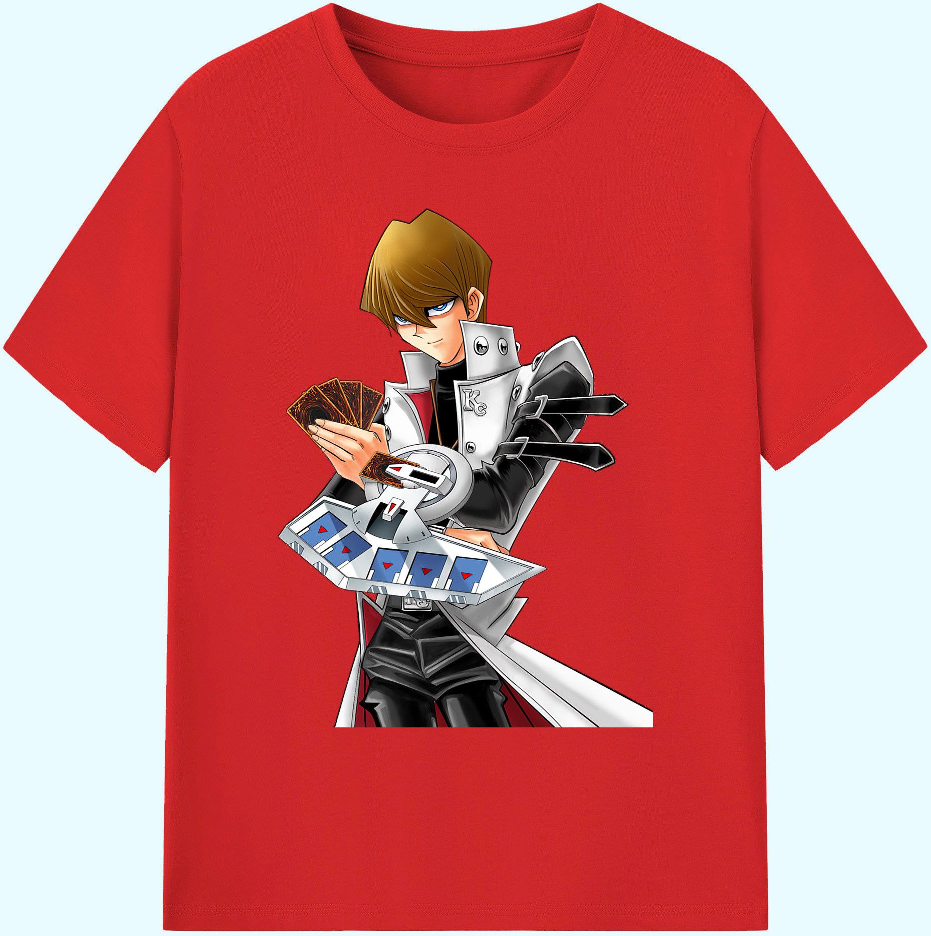（画像用） 遊☆戯☆王 Yu-Gi-Oh! 綿100％ メンズ半袖Tシャツ｜肌触りやわらか＆通気性