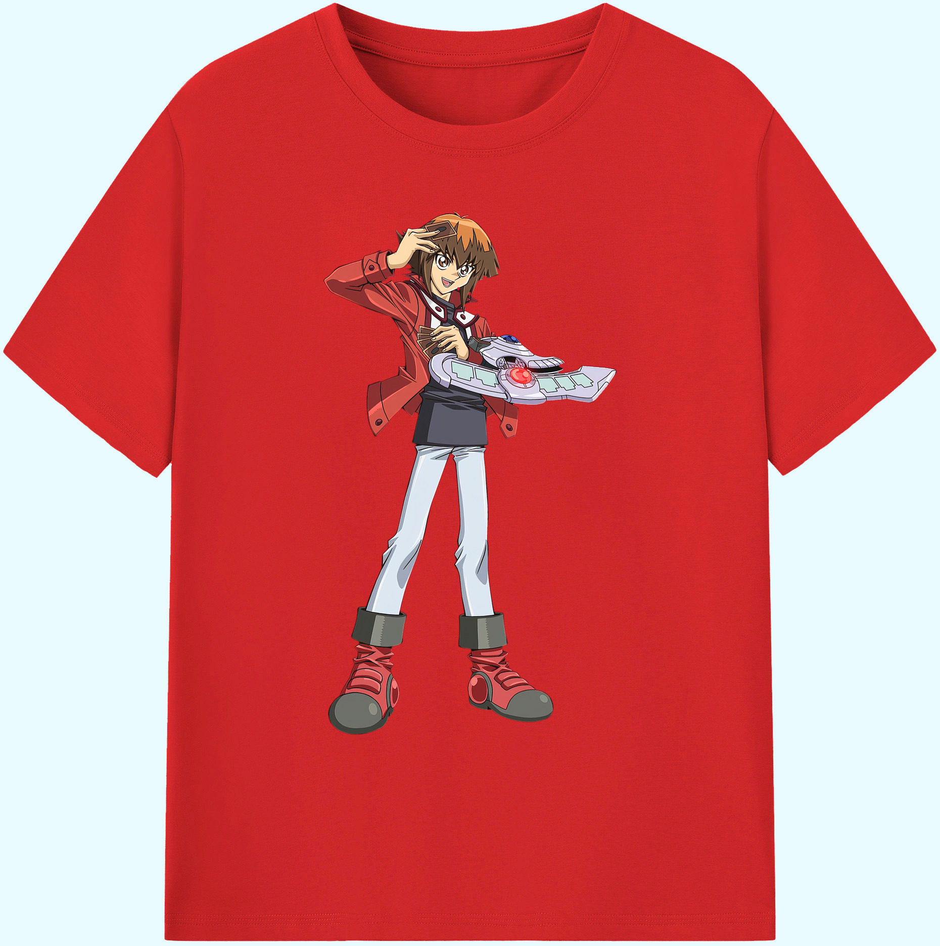 （画像用） 遊☆戯☆王 Yu-Gi-Oh! 綿100％ メンズ半袖Tシャツ｜肌触りやわらか＆通気性