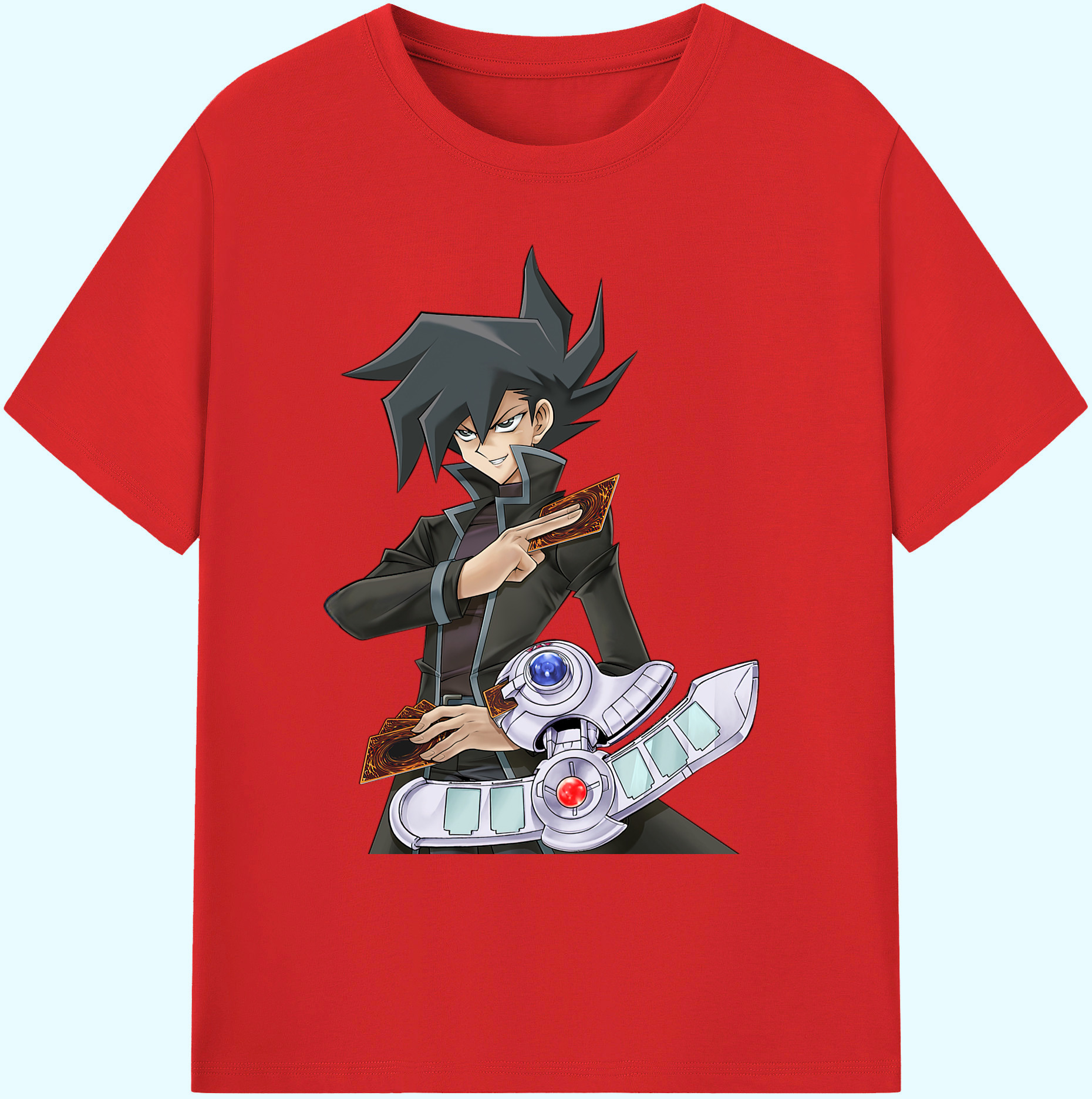 （画像用） 遊☆戯☆王 Yu-Gi-Oh! 綿100％ メンズ半袖Tシャツ｜肌触りやわらか＆通気性
