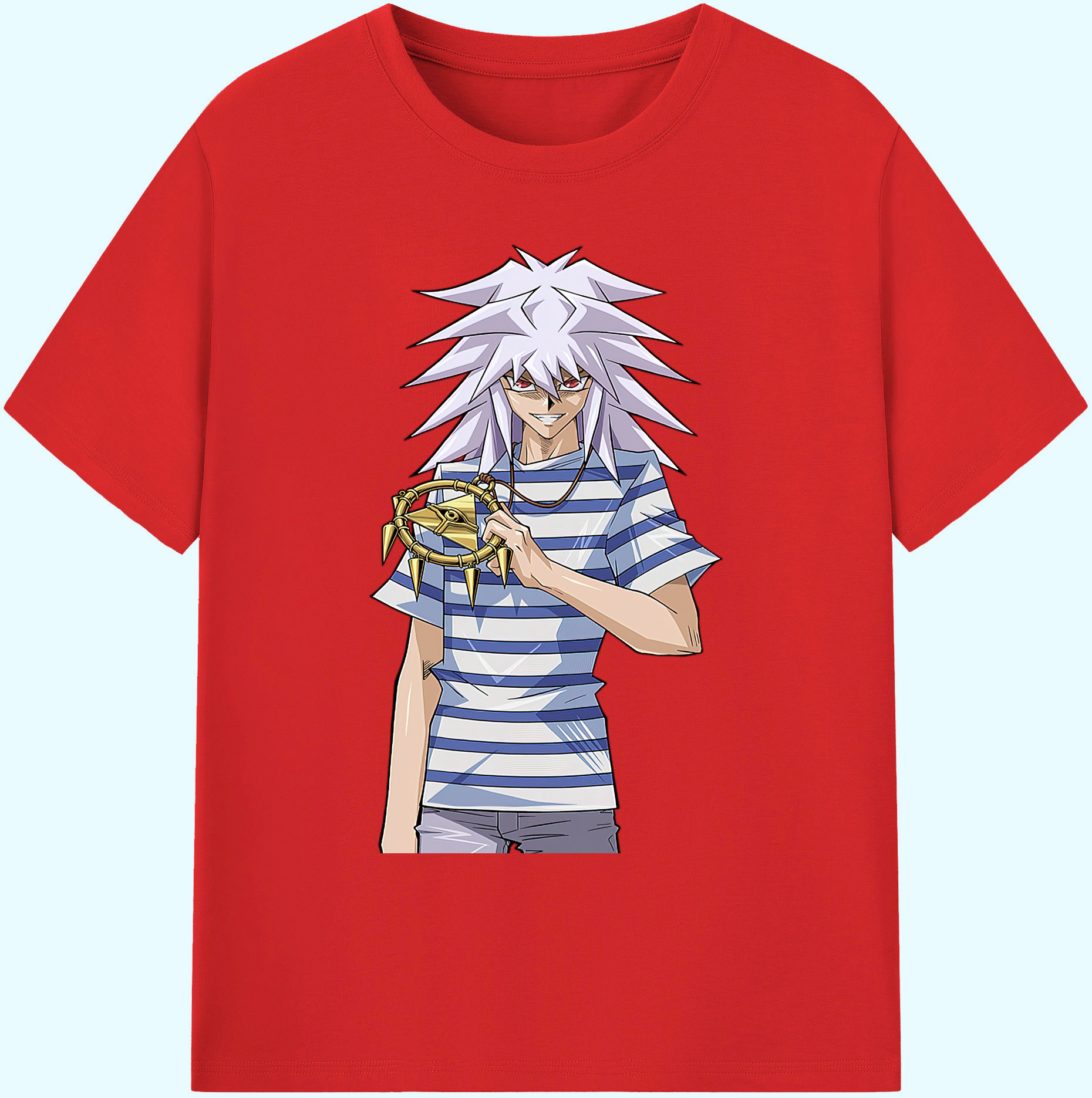 （画像用） 遊☆戯☆王 Yu-Gi-Oh! 綿100％ メンズ半袖Tシャツ｜肌触りやわらか＆通気性