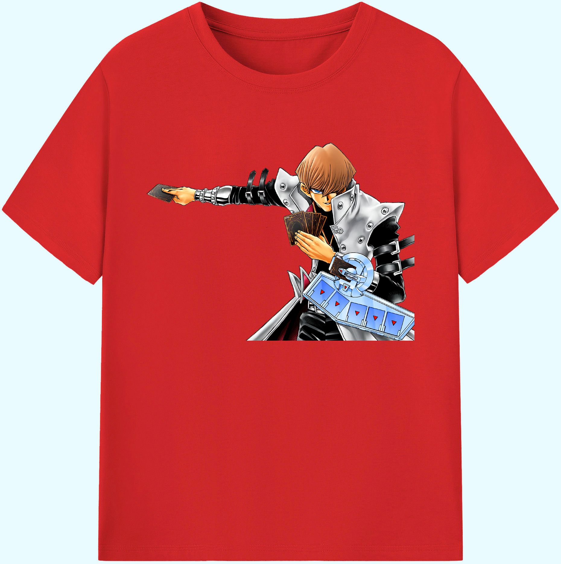 （画像用） 遊☆戯☆王 Yu-Gi-Oh! 綿100％ メンズ半袖Tシャツ｜肌触りやわらか＆通気性
