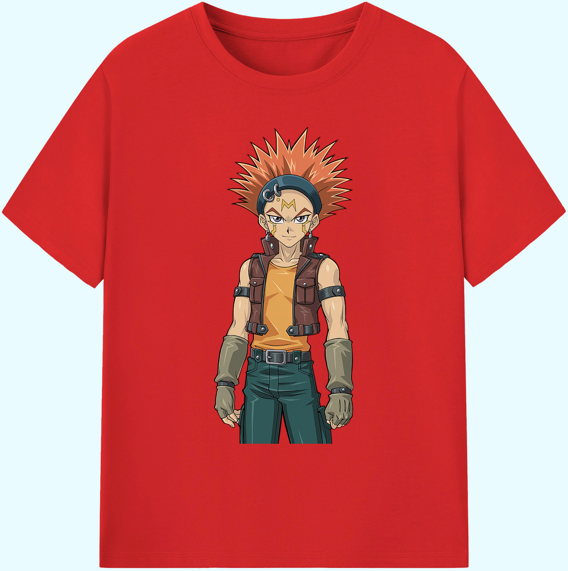 （画像用） 遊☆戯☆王 Yu-Gi-Oh! 綿100％ メンズ半袖Tシャツ｜肌触りやわらか＆通気性