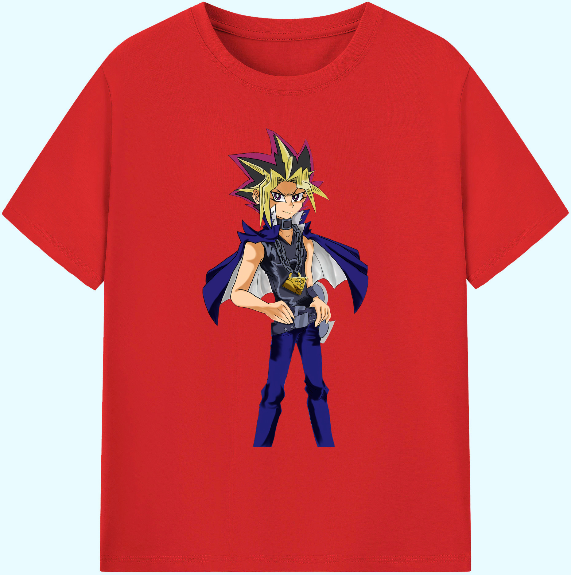 （画像用） 遊☆戯☆王 Yu-Gi-Oh! 綿100％ メンズ半袖Tシャツ｜肌触りやわらか＆通気性