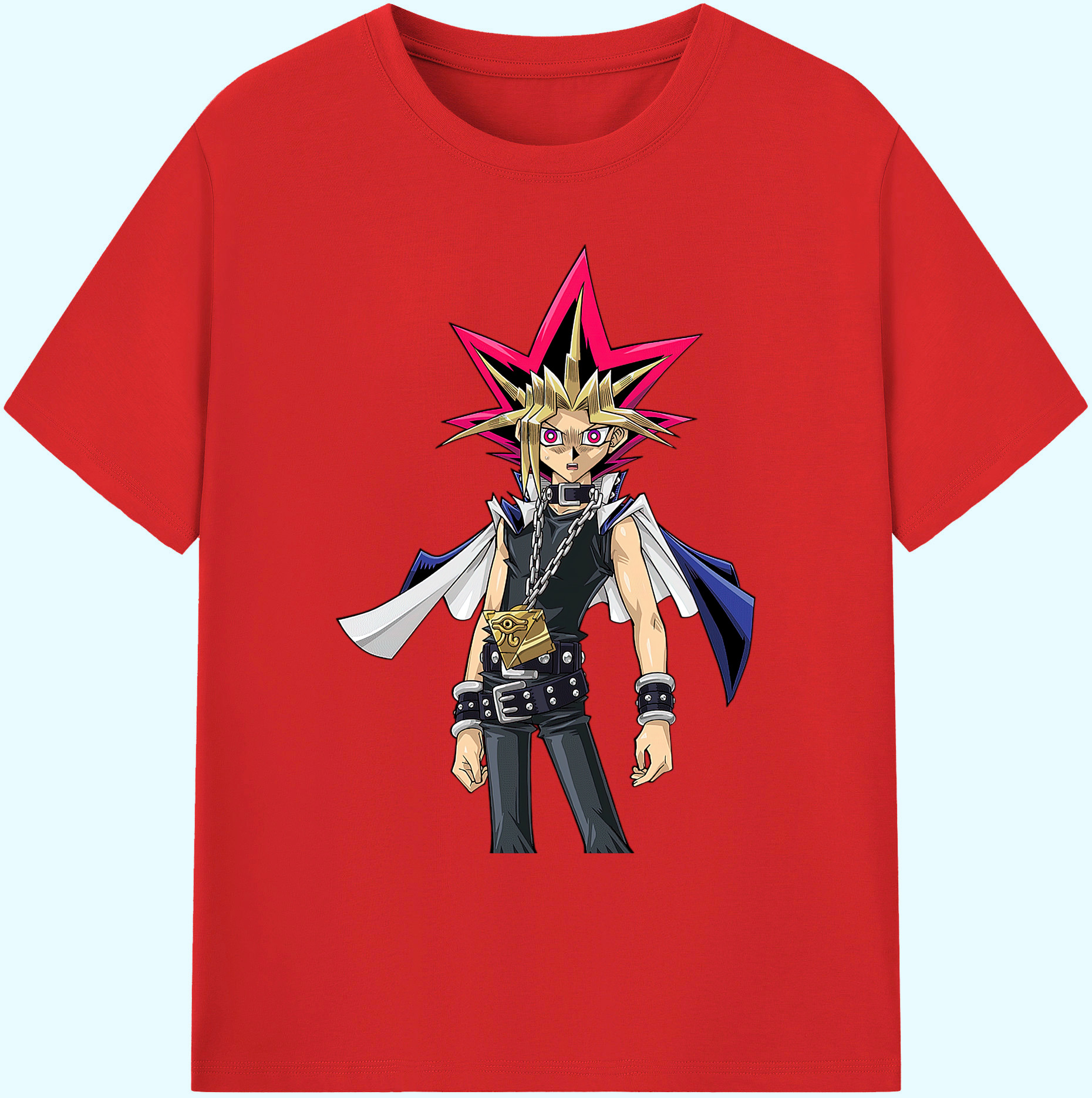 （画像用） 遊☆戯☆王 Yu-Gi-Oh! 綿100％ メンズ半袖Tシャツ｜肌触りやわらか＆通気性