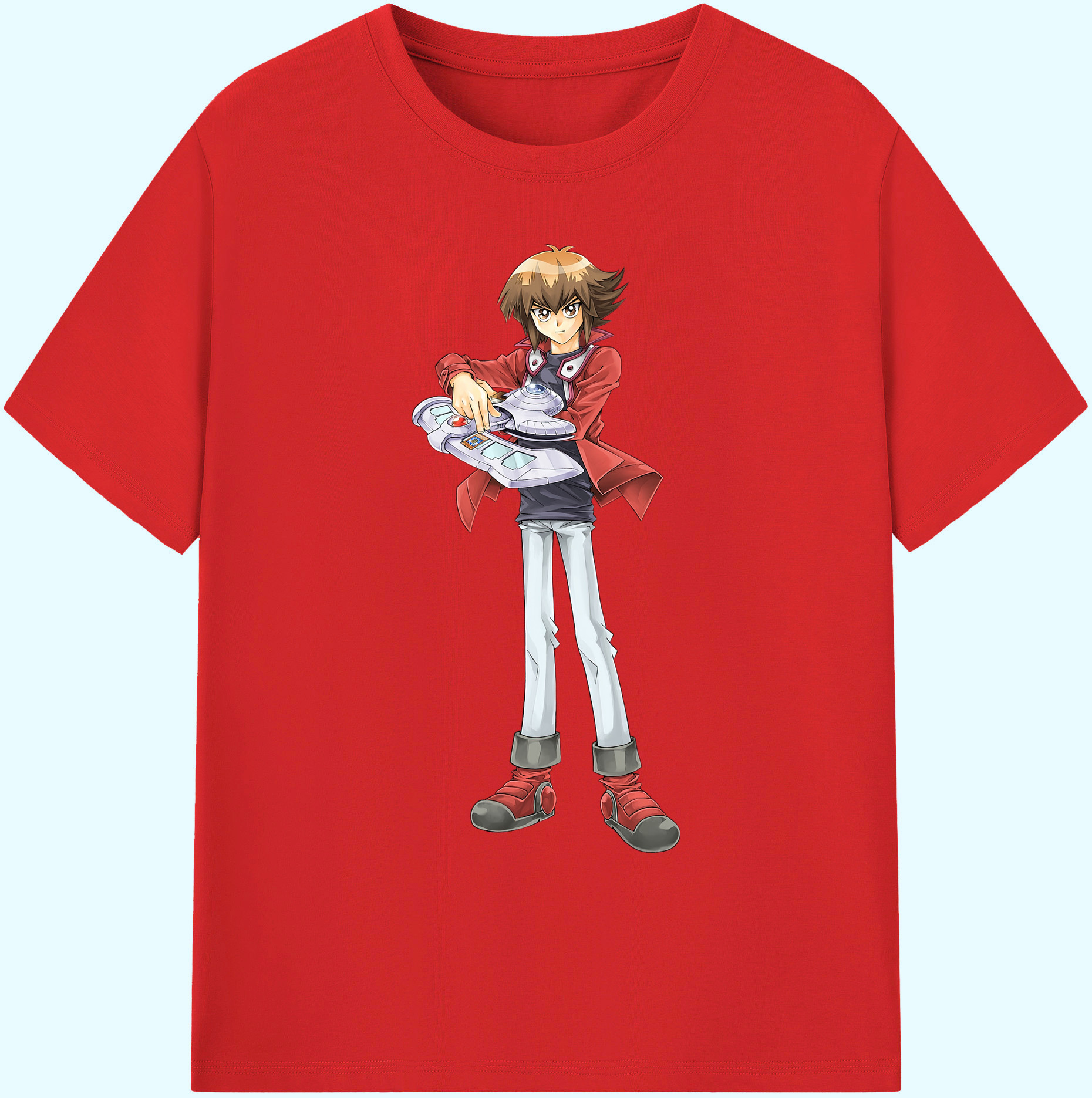 （画像用） 遊☆戯☆王 Yu-Gi-Oh! 綿100％ メンズ半袖Tシャツ｜肌触りやわらか＆通気性