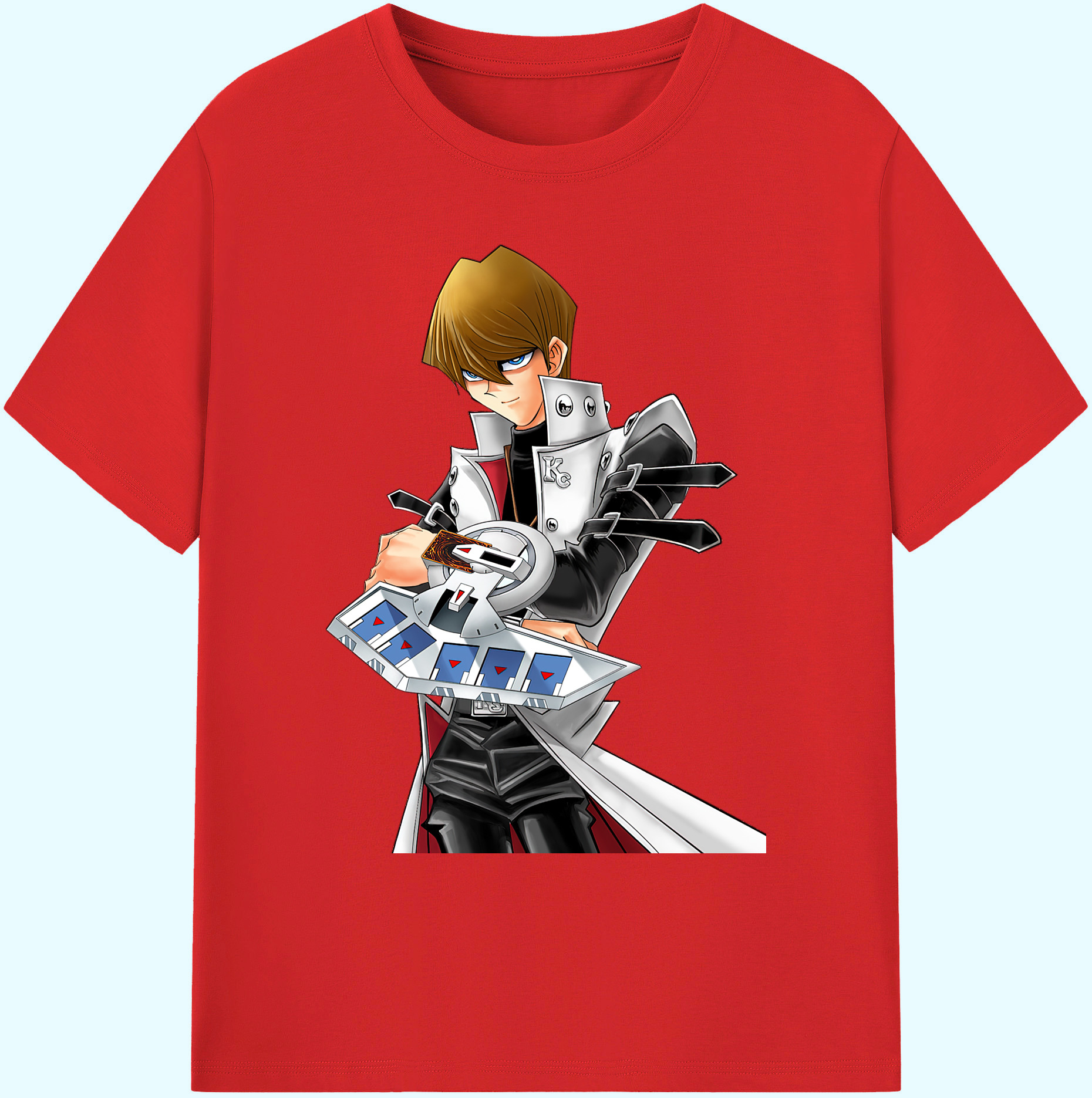 （画像用） 遊☆戯☆王 Yu-Gi-Oh! 綿100％ メンズ半袖Tシャツ｜肌触りやわらか＆通気性