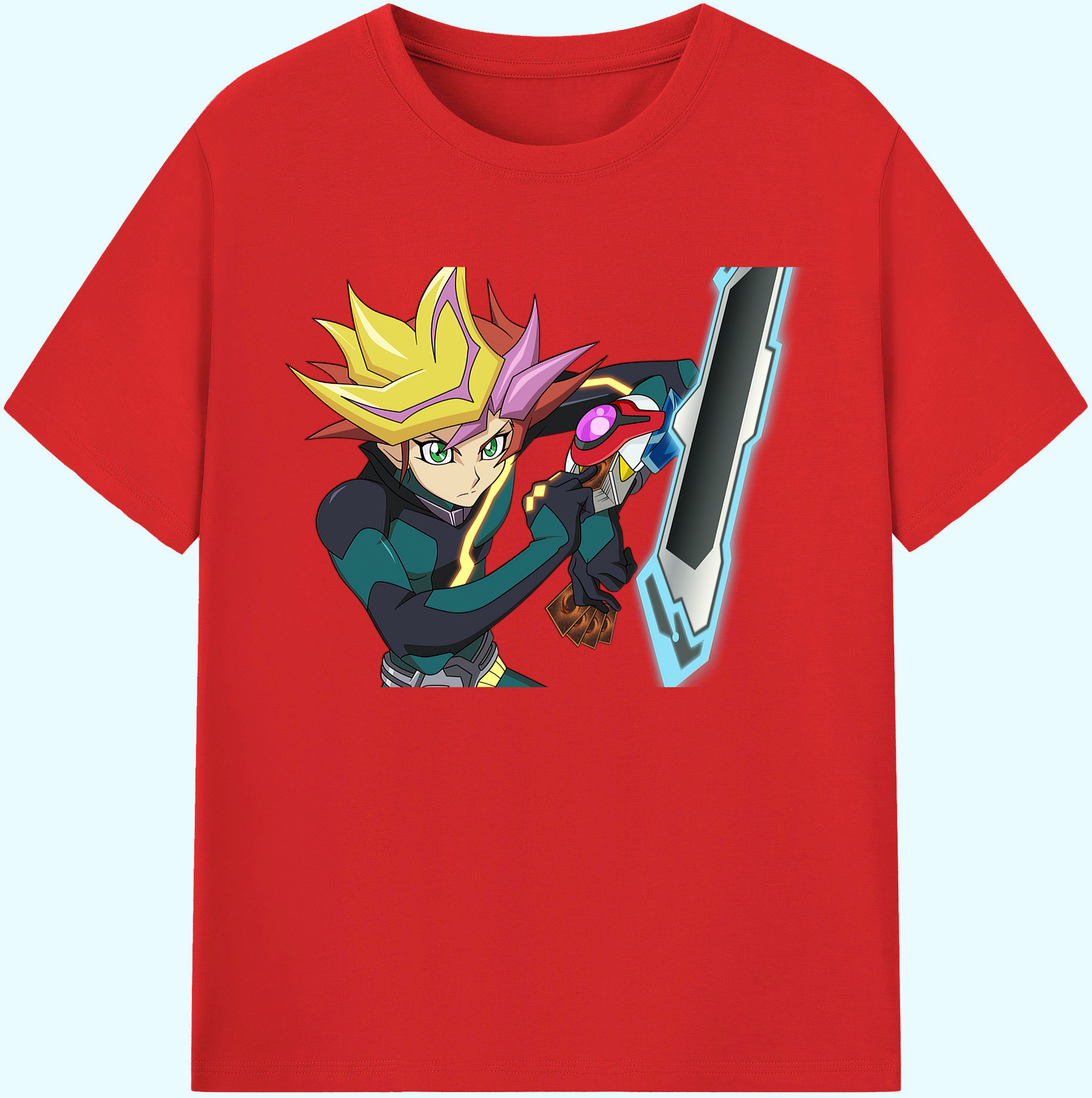 （画像用） 遊☆戯☆王 Yu-Gi-Oh! 綿100％ メンズ半袖Tシャツ｜肌触りやわらか＆通気性