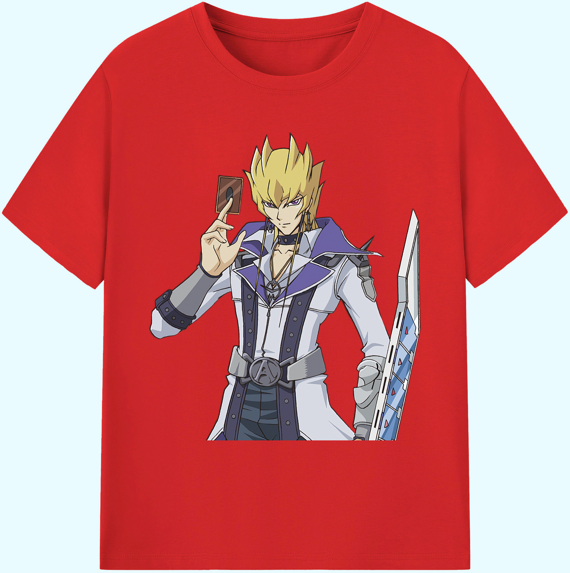 （画像用） 遊☆戯☆王 Yu-Gi-Oh! 綿100％ メンズ半袖Tシャツ｜肌触りやわらか＆通気性