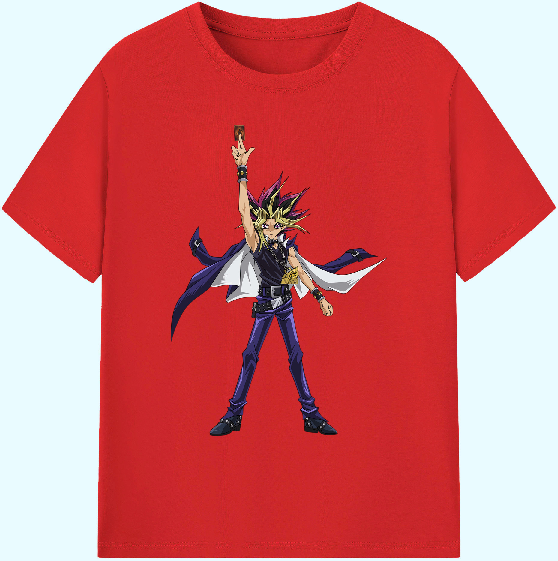 （画像用） 遊☆戯☆王 Yu-Gi-Oh! 綿100％ メンズ半袖Tシャツ｜肌触りやわらか＆通気性