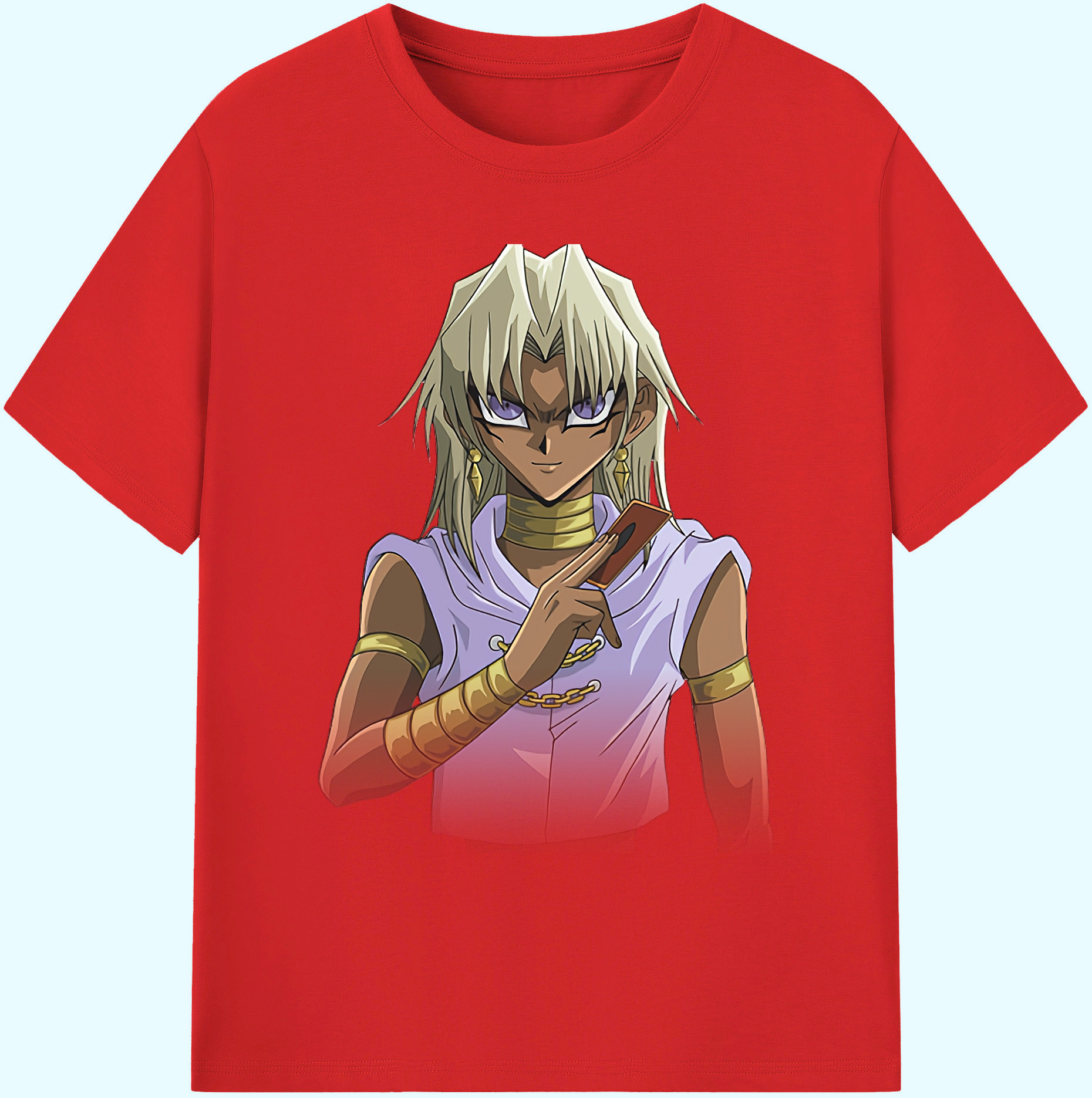 （画像用） 遊☆戯☆王 Yu-Gi-Oh! 綿100％ メンズ半袖Tシャツ｜肌触りやわらか＆通気性