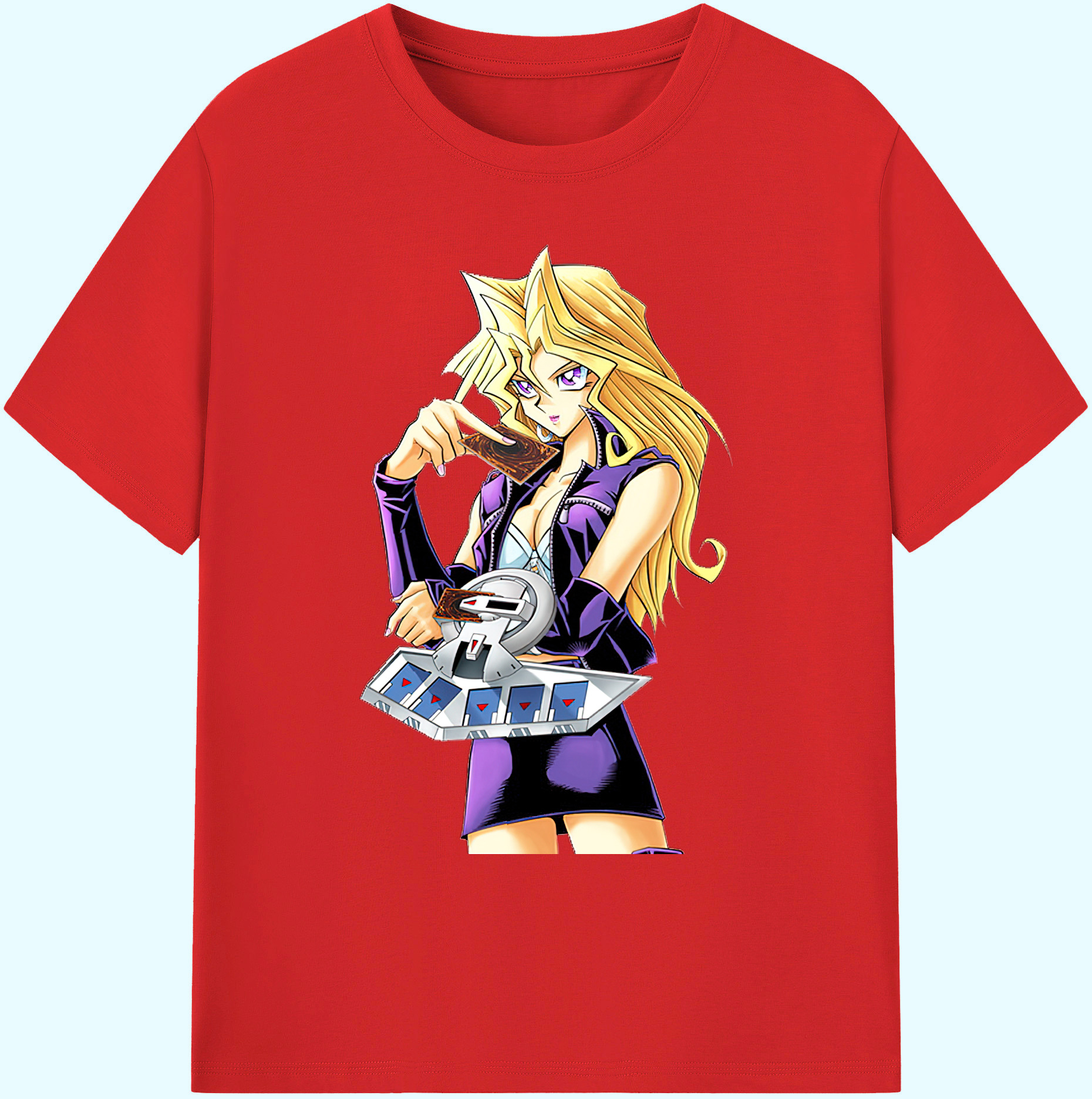 （画像用） 遊☆戯☆王 Yu-Gi-Oh! 綿100％ メンズ半袖Tシャツ｜肌触りやわらか＆通気性